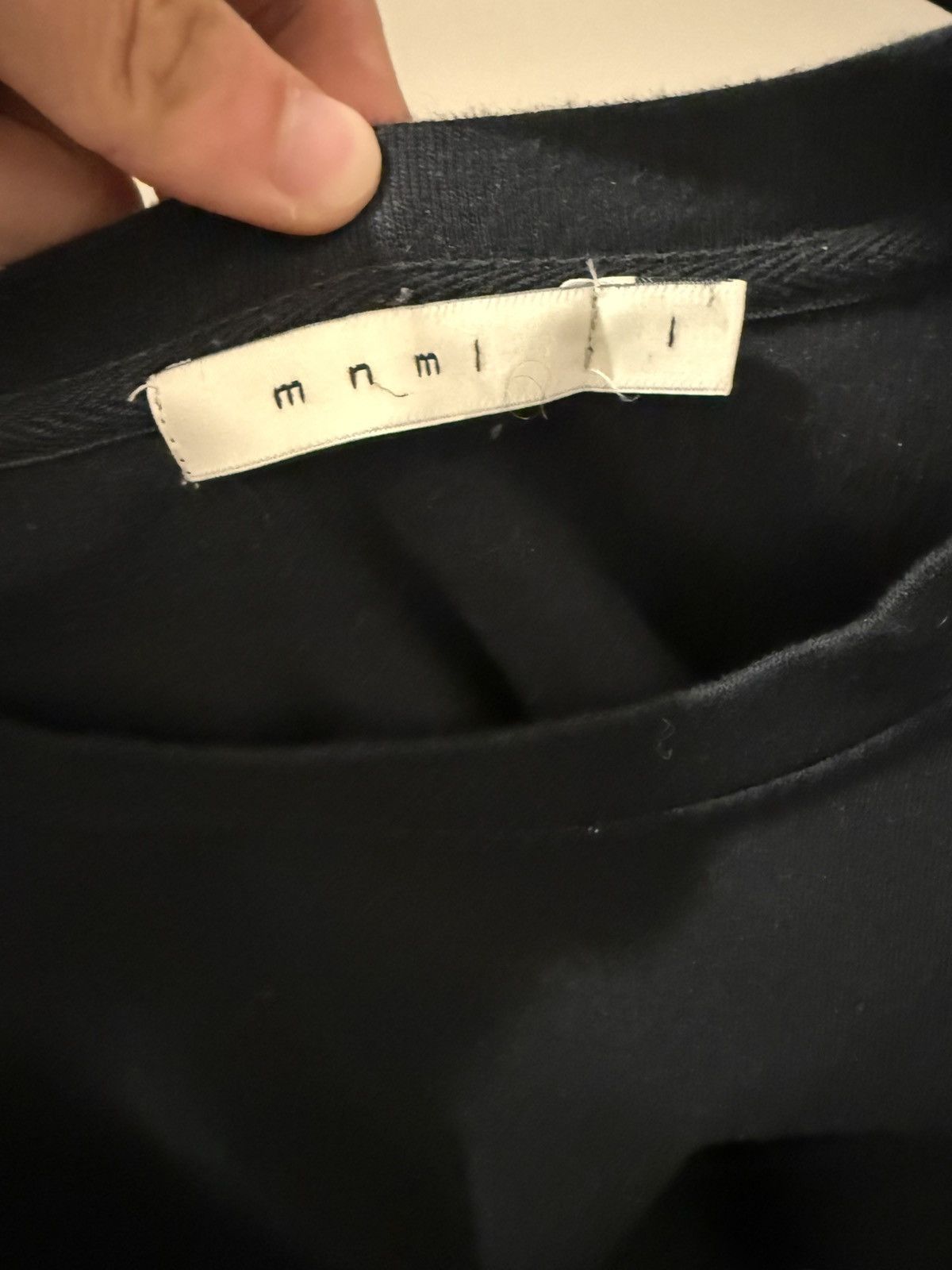 MNML Black Cropped MNML Tee Size US L / EU 52-54 / 3 - 3 Thumbnail