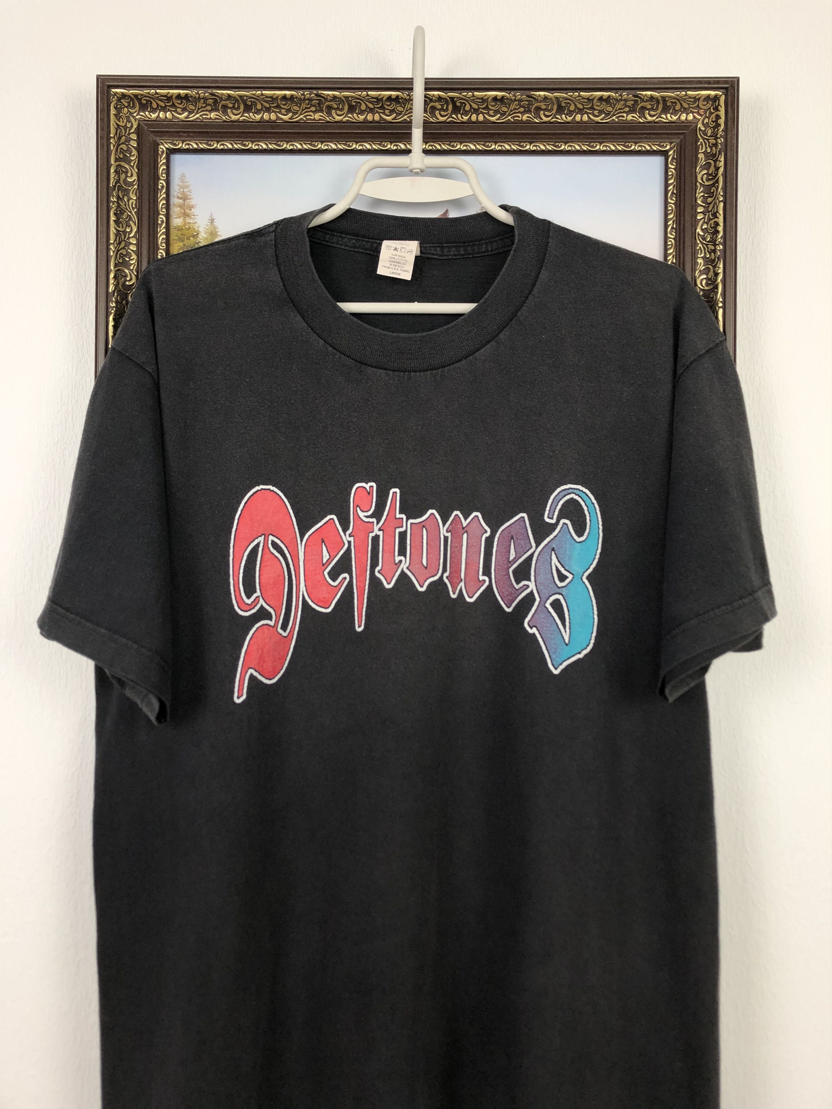 Band Tees Vintage 90's Deftones Around the Fur Lucky 13 Band Shirt Tee Size US L / EU 52-54 / 3 - 2 Thumbnail