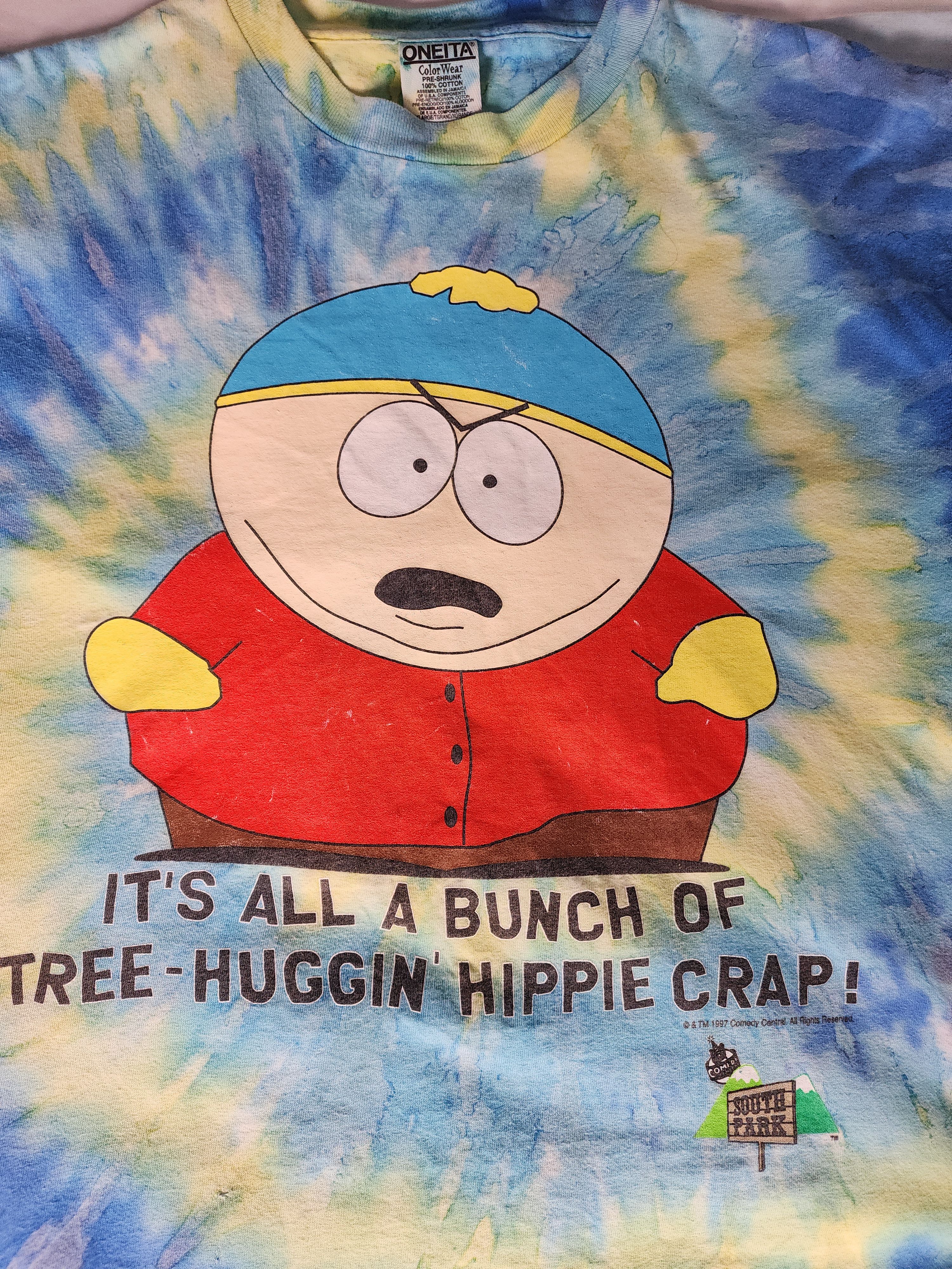 Vintage Vintage 1997 South Park Eric Cartman Comedy Central 90s Size US XL / EU 56 / 4 - 3 Thumbnail