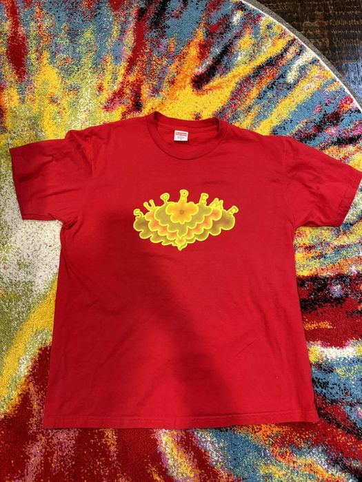 Supreme Supreme Cloud Tee Red | Grailed