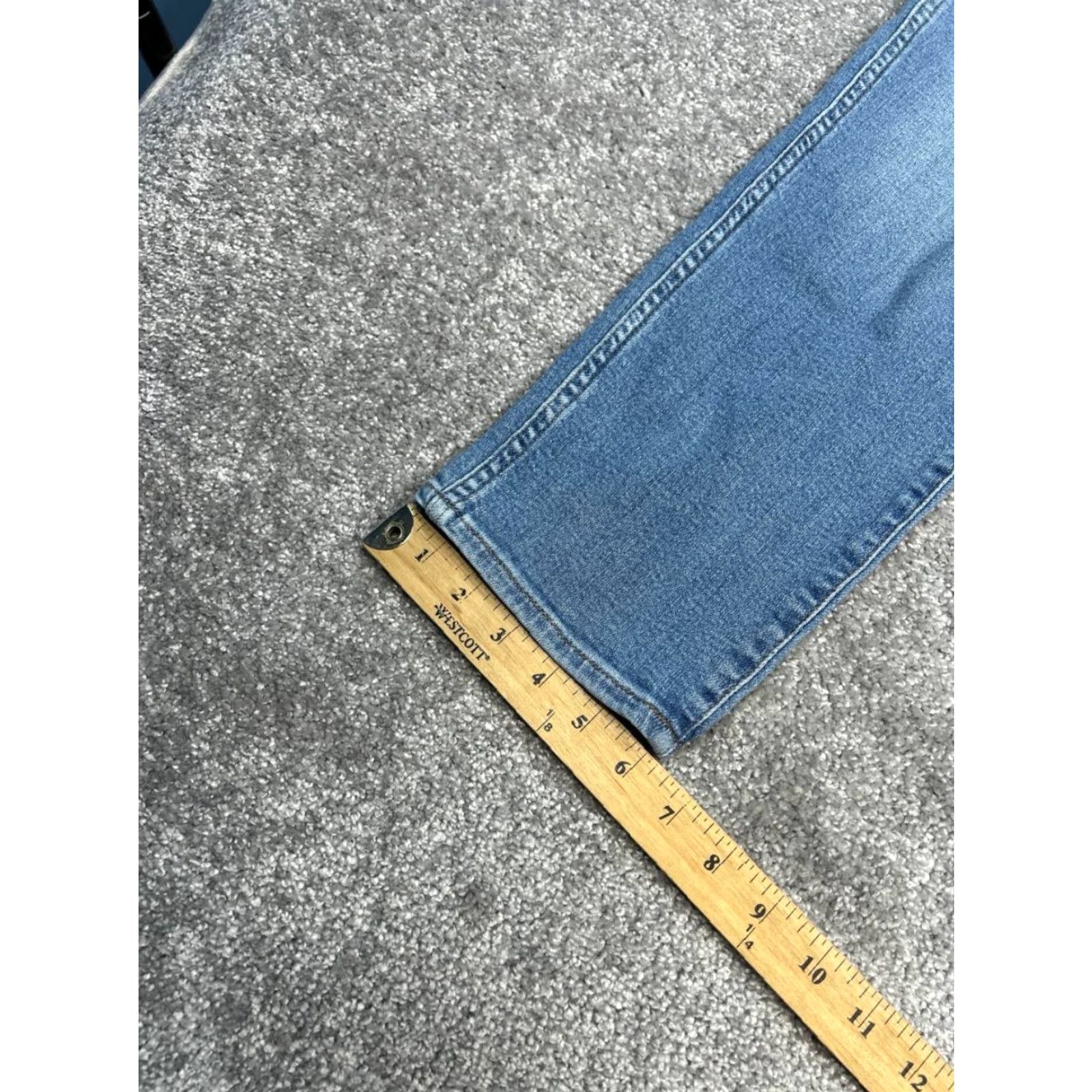 Madewell Madewell Stovepipe Jeans Women 31 Blue Denim Cropped High Rise 32x26 Jeans Size 24" / US 00 / IT 34 - 6 Thumbnail