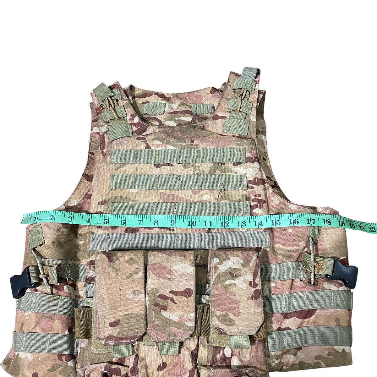Vintage Vintage Camo Tactical Vest Size 40R - 19 Thumbnail