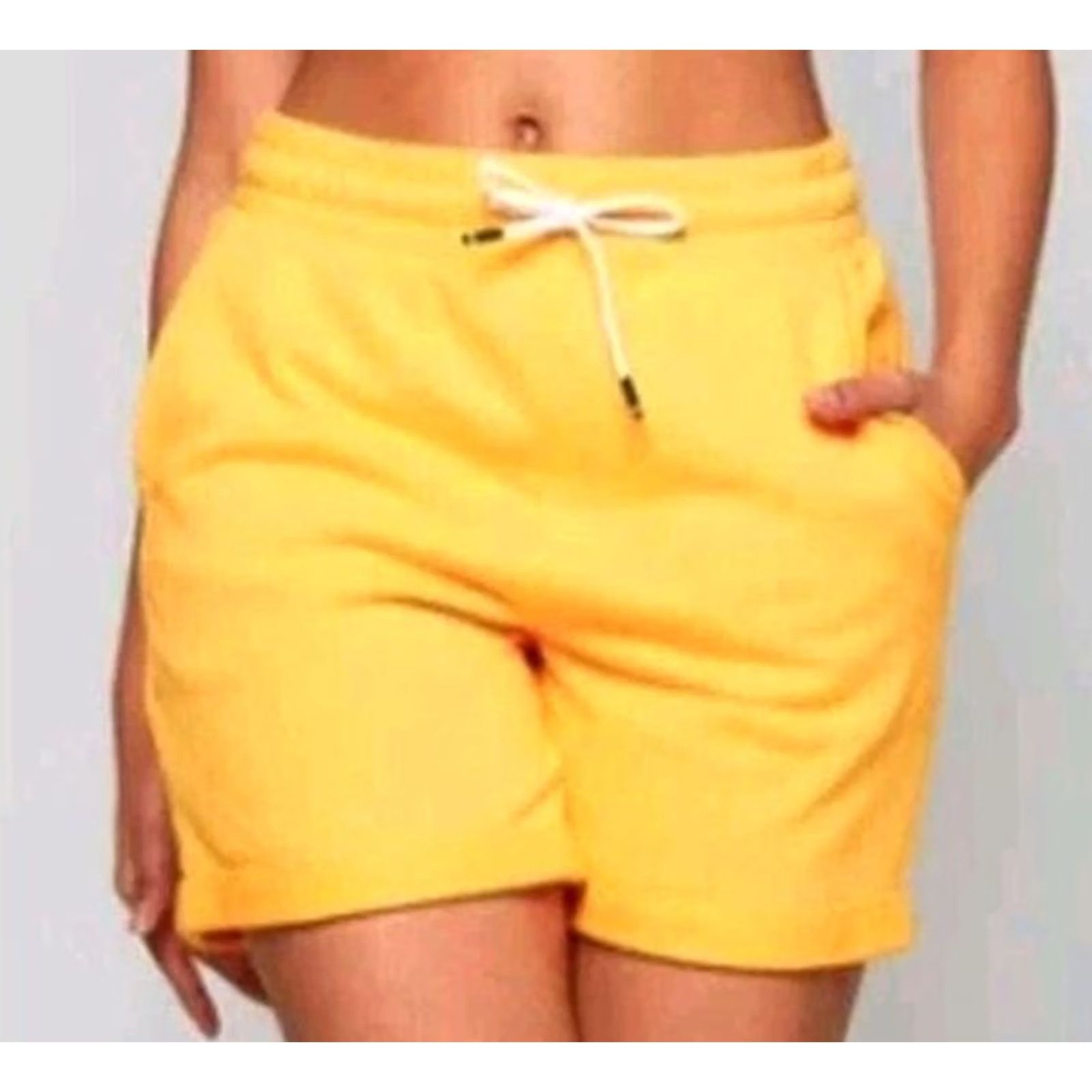 Vintage Fourlaps 4 Laps Rush Shorts Womens Small Mango Sweat Workout Casual NWT Size 28" / US 6 / IT 42 - 3 Thumbnail