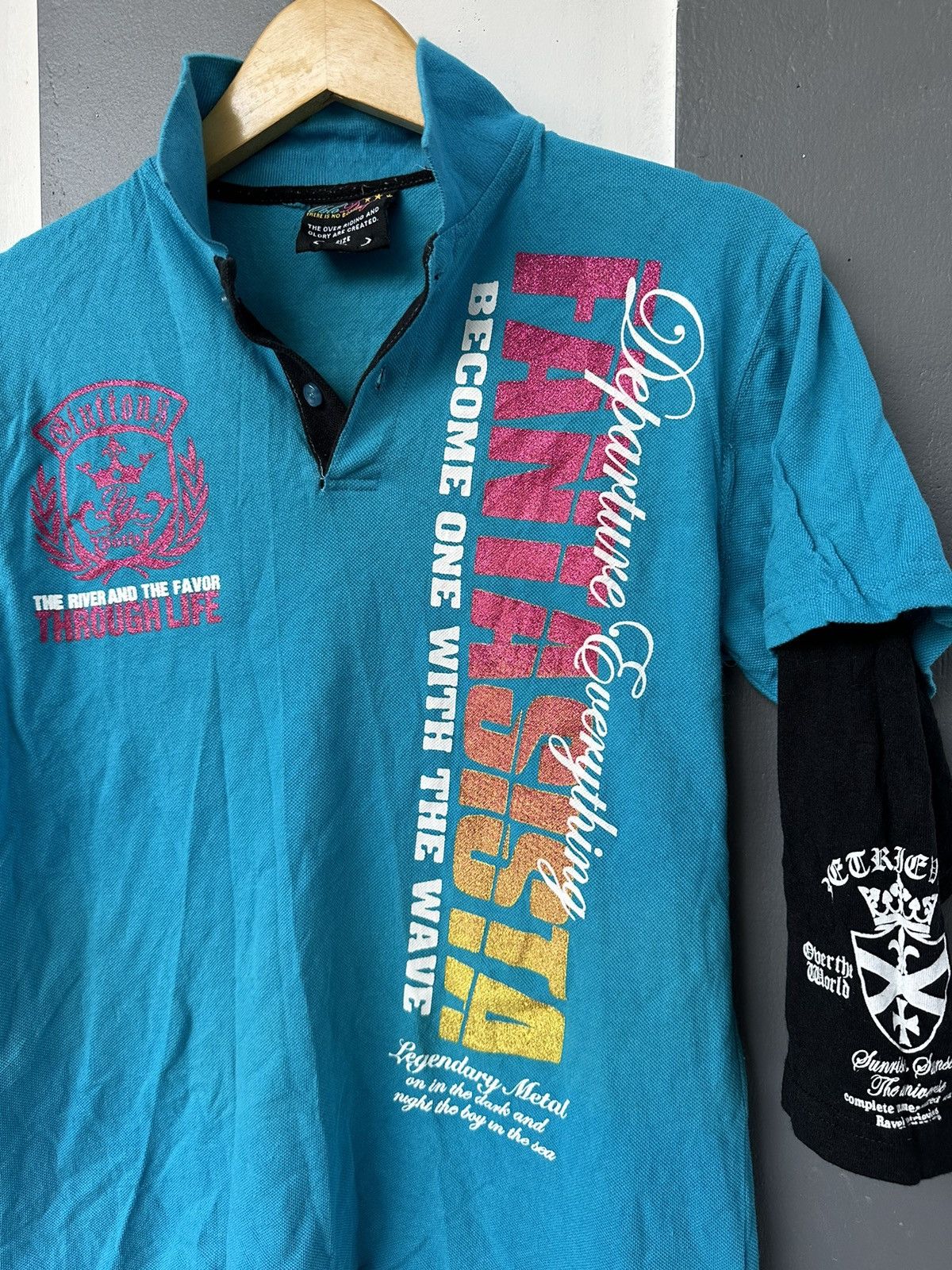 Hysteric Glamour CRAZY Y2K JAPANESE POEM SHIRT SURF HAWAII STYLE Size US M / EU 48-50 / 2 - 2 Thumbnail