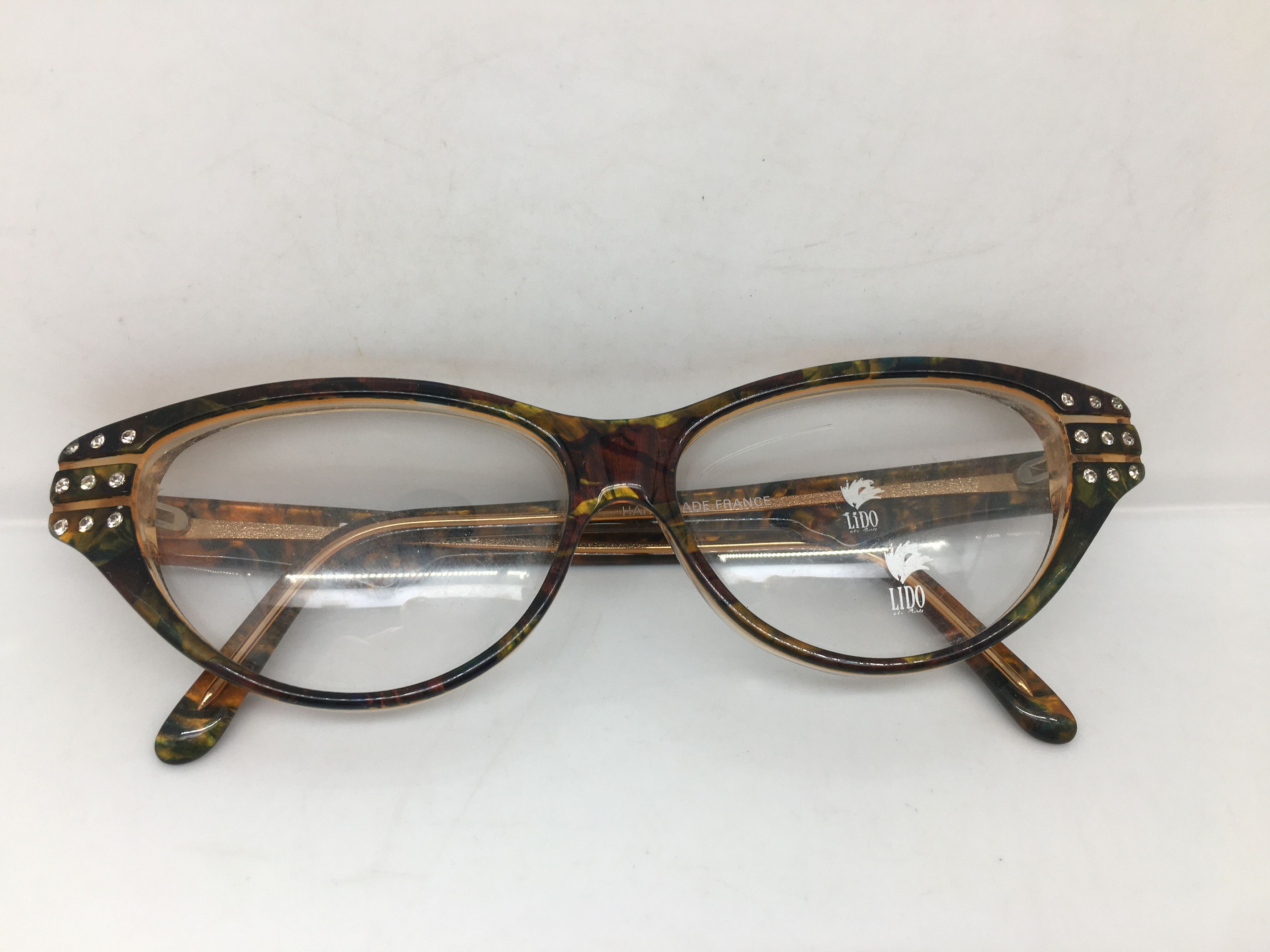 Vintage Vintage Lido Delphes Diva Eyeglasses Frame France Size ONE SIZE - 8 Thumbnail