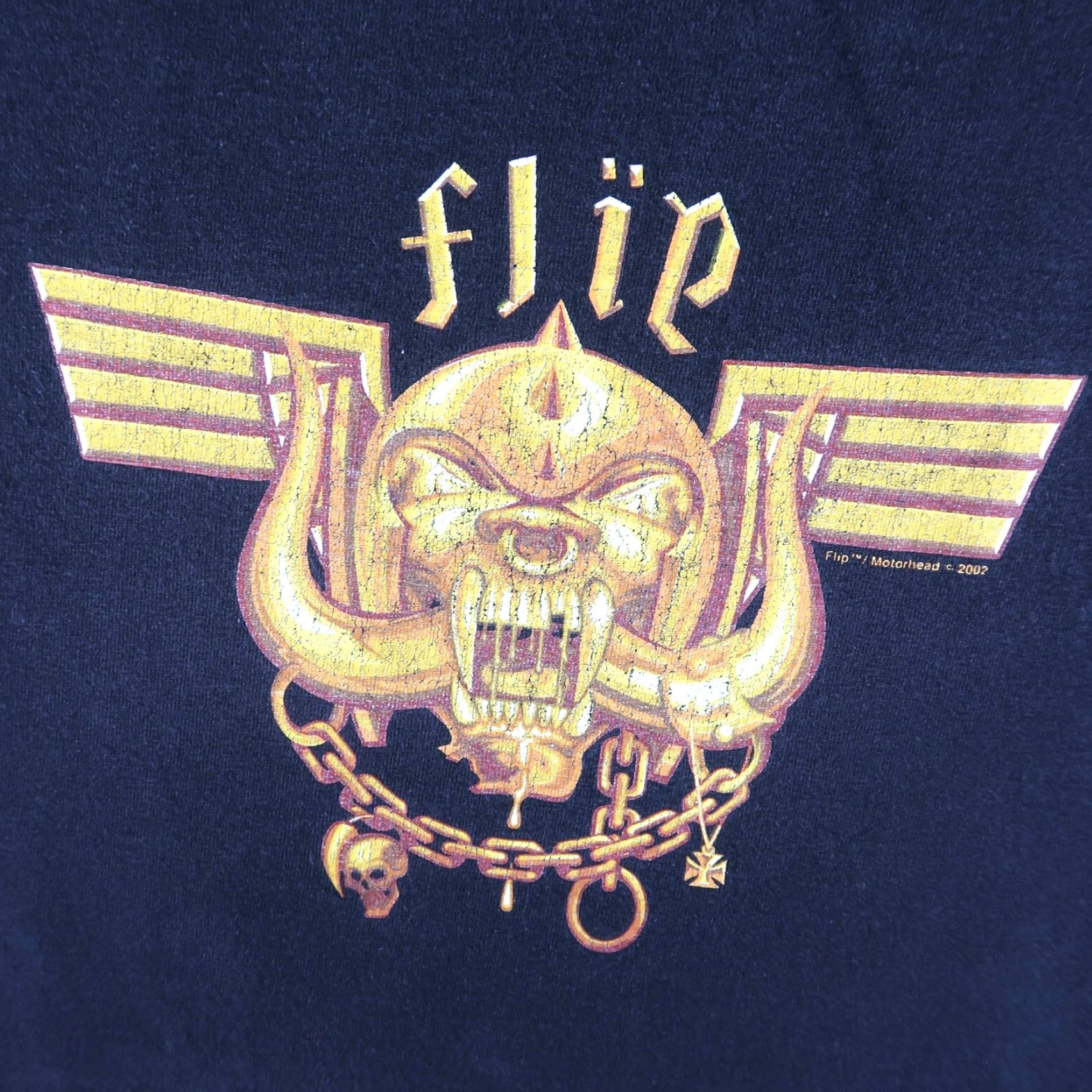 Vintage VINTAGE Flip Skateboard Band Motorhead Logo T-Shirt XL Men Black 90s Music Retro Size US XL / EU 56 / 4 - 4 Thumbnail