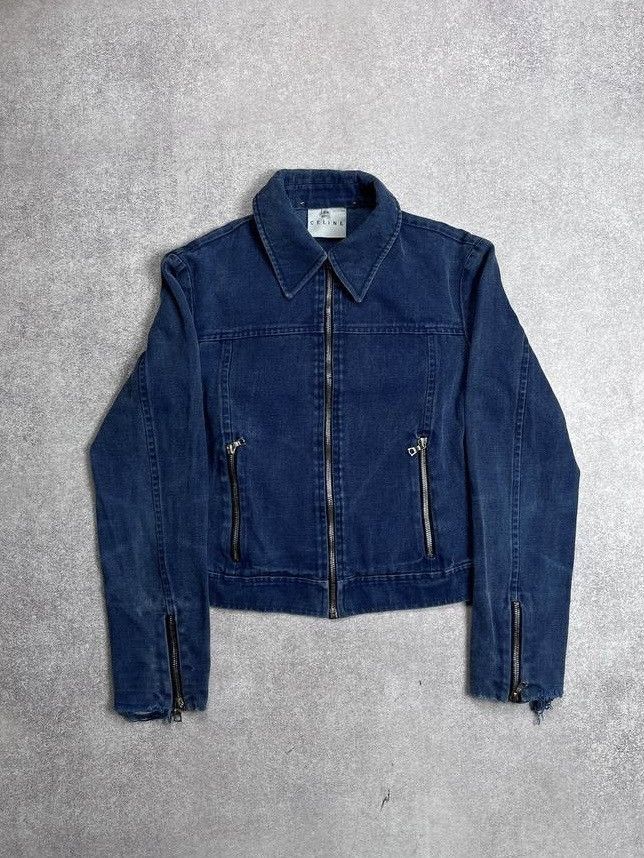 Celine Vintage Celine Hedi Slimane Denim Jacket 38 Size S / US 4 / IT 40 - 1 Thumbnail