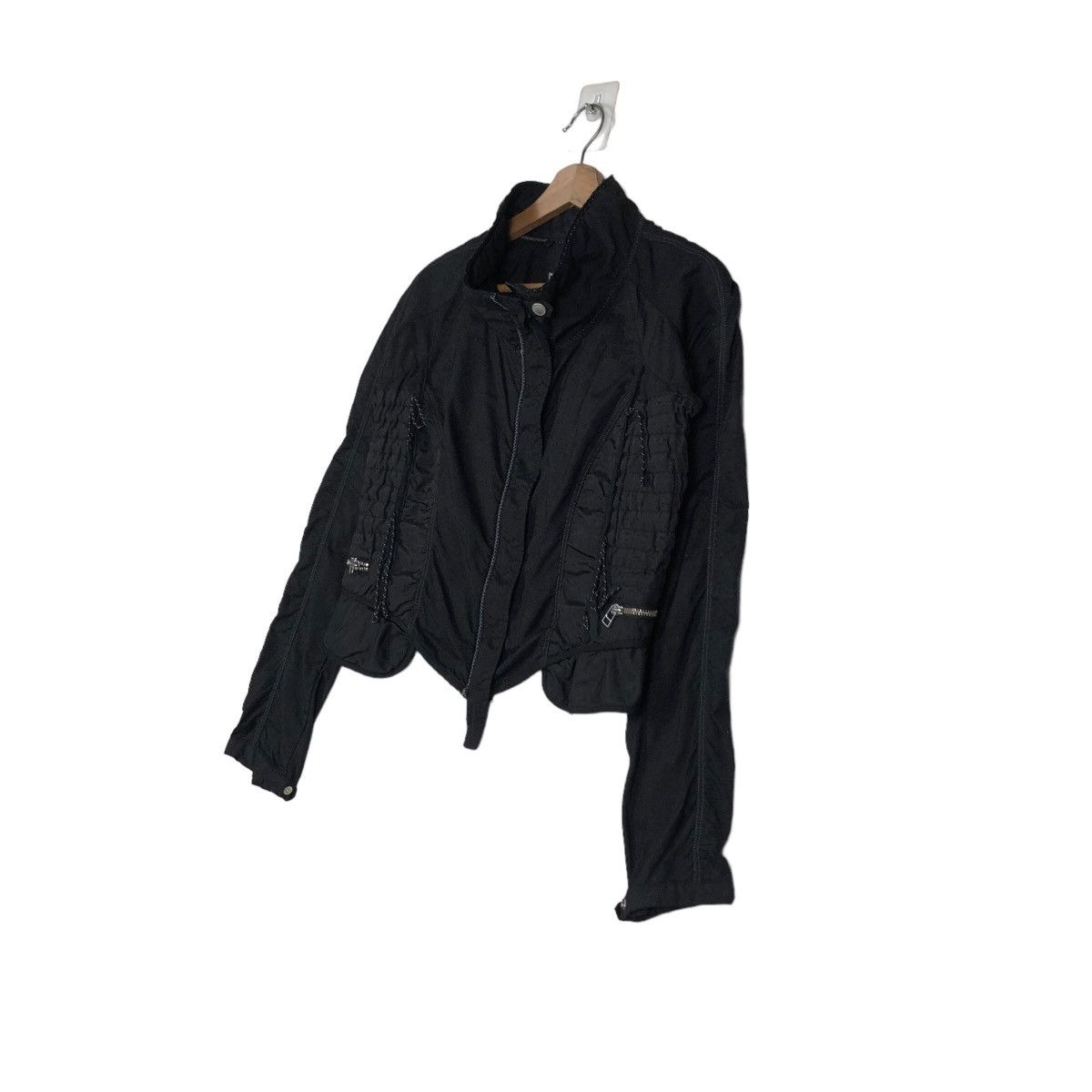 Japanese Brand 🔥Vintage Cropped Biker Jacket Bondage Parachute MFG Japan Size US M / EU 48-50 / 2 - 2 Thumbnail
