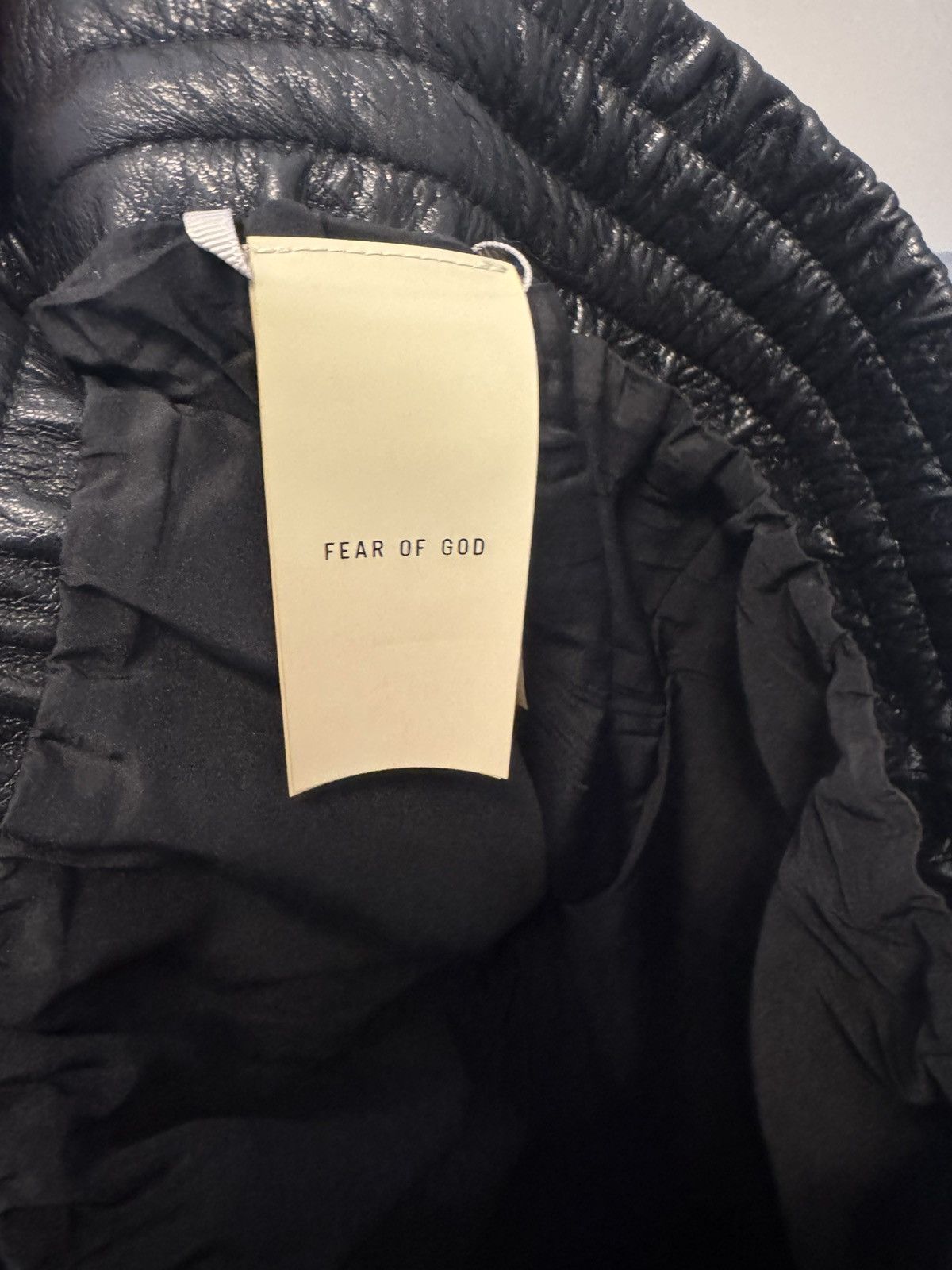 Fear of God Fear of God Leather Forum Trousers Size US 33 - 13 Thumbnail