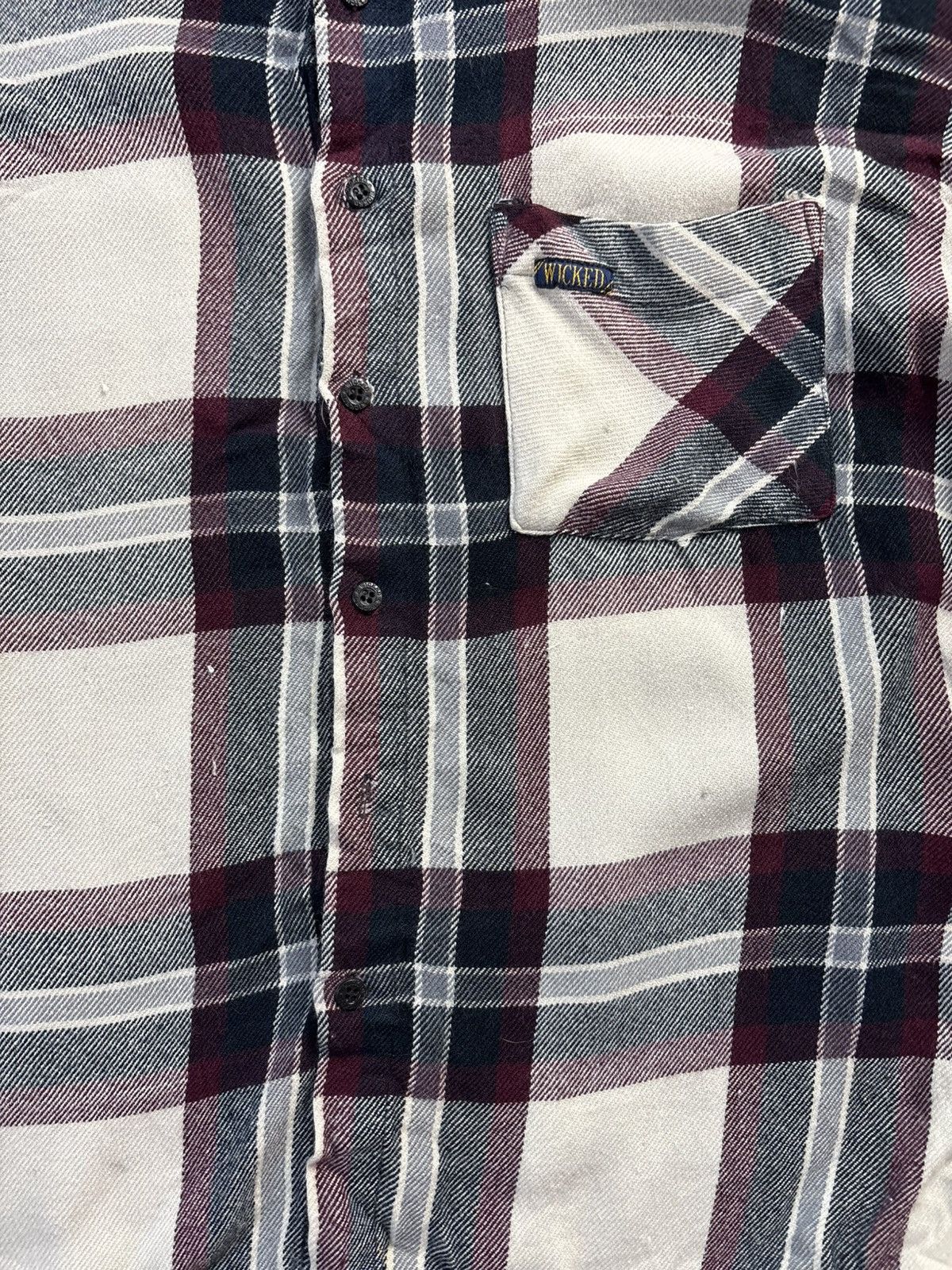 Vintage Vintage 80s Wicked Plaid Button-up Shirt Size XL Size US XL / EU 56 / 4 - 4 Thumbnail