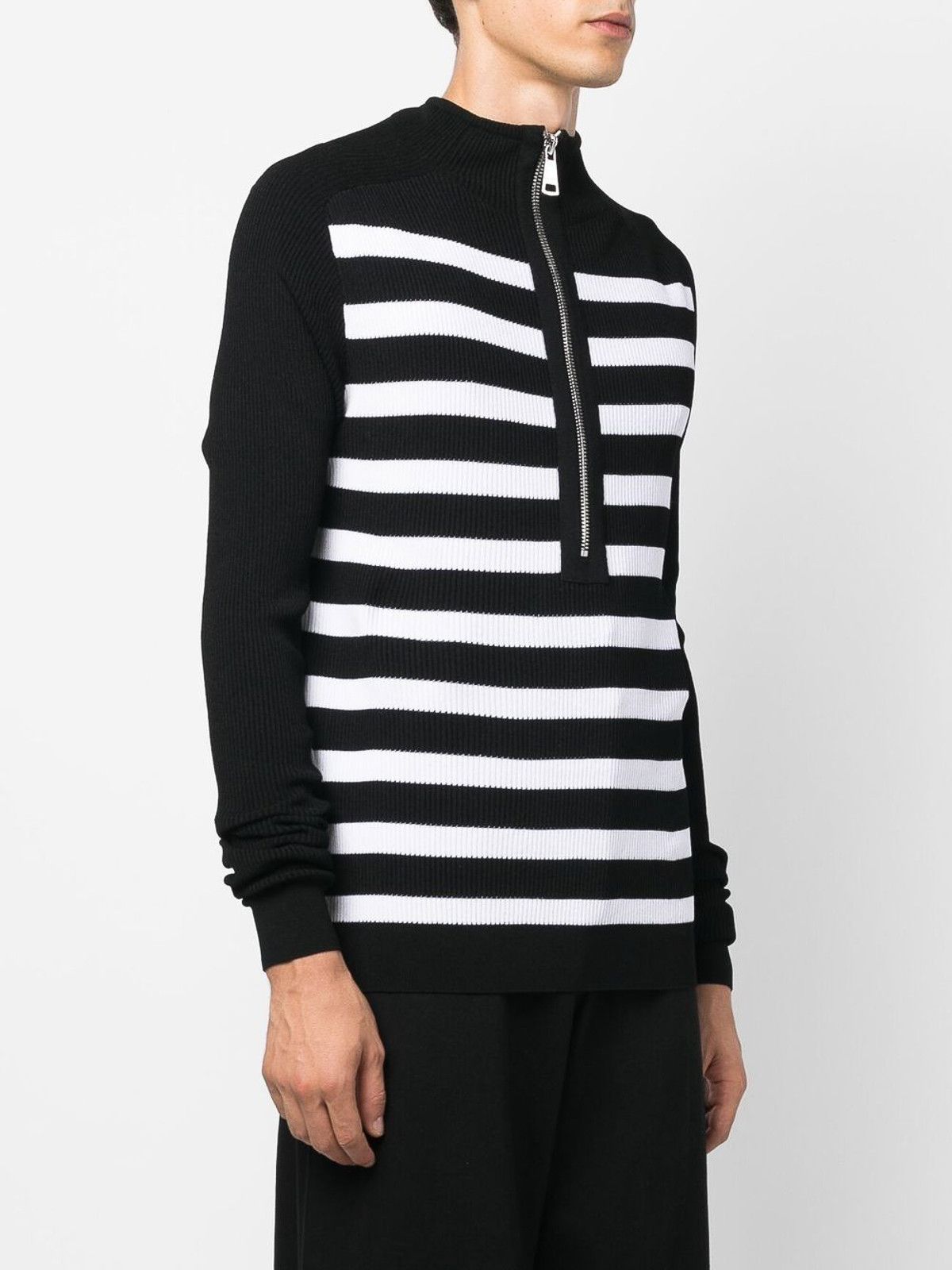 Balmain o1w1db10624 Sweater in Black Size US S / EU 44-46 / 1 - 4 Thumbnail