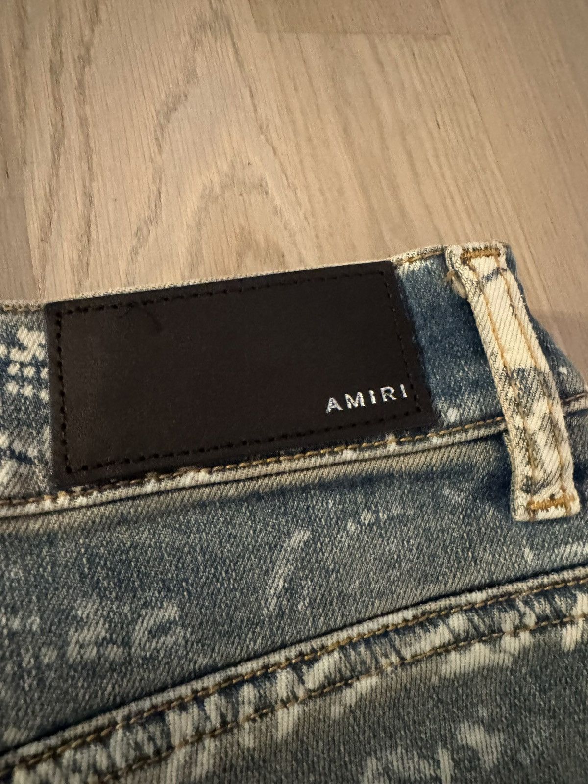 Amiri AMIRI jeans STUDY REAL TAPE MEASUREMENTS BY TAPE IN PHOTOS Size US 32 / EU 48 - 11 Thumbnail