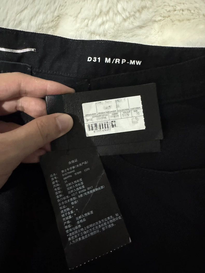 Saint Laurent Paris Saint Laurent Paris Men's Wide Tapered Straight Leg Jeans Size US 31 - 4 Thumbnail