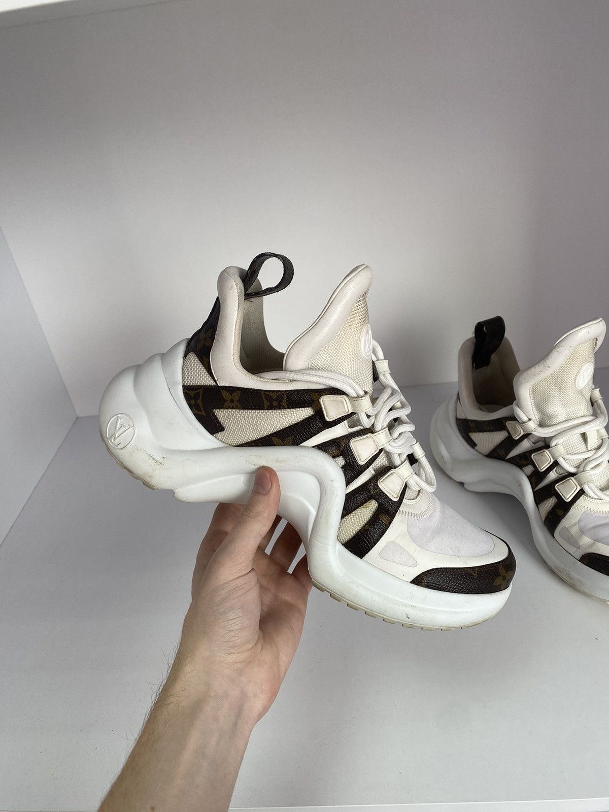 Louis Vuitton × Vintage Vintage Louis Vuitton Women’s Sneakers Size US 8 / IT 38 - 1 Thumbnail