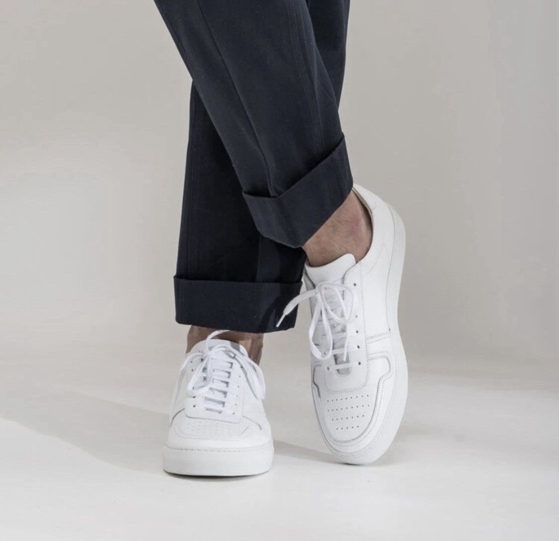Other Artisan Lab Classic White Leather Sneakers Size 38 EU Size US 8 / IT 38 - 6 Thumbnail
