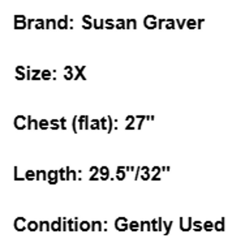 Other Susan Graver Sheer Cardigan Navy Plus 3X Open Front Flowy Size 3XL / US 20-22 - 7 Thumbnail