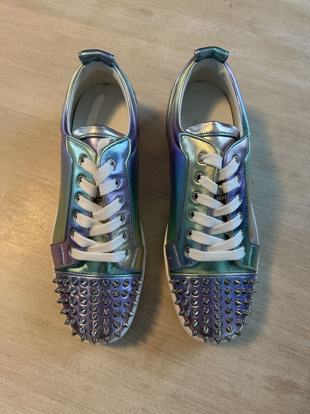 Christian Louboutin Christian Louboutin Fun Louis Junior Spikes Flat Size US 11.5 / EU 44-45 - 5 Thumbnail