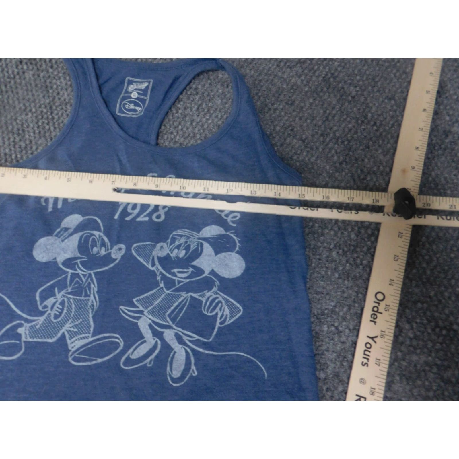Old Navy Old Navy Womens Shirt XS Blue Crew Neck Sleeveless Pullover Cotton Minnie Mouse Disney Blouse Size XS / US 0-2 / IT 36-38 - 4 Thumbnail