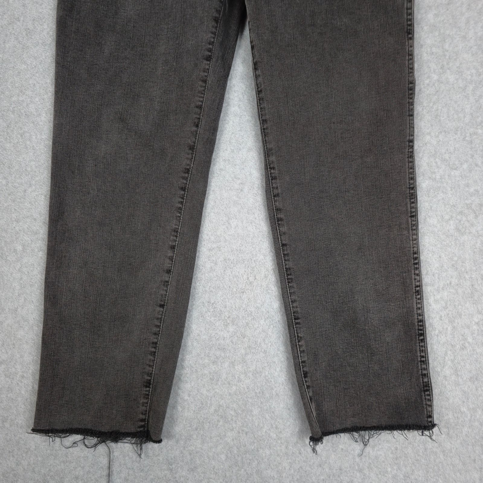 Madewell Madewell 29x25 Black Stovepipe Jeans Raw Hem Size 29" - 6 Thumbnail
