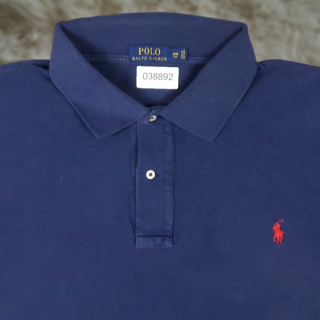 Ralph Lauren Ralph Lauren Polo Shirt Mens 3XB Blue Pony Golf Casual Short Sleeve Polo Shirt Big & Tall Blue Polo Shirt Mens 3XB Size US XXL / EU 58 / 5 - 1 Thumbnail