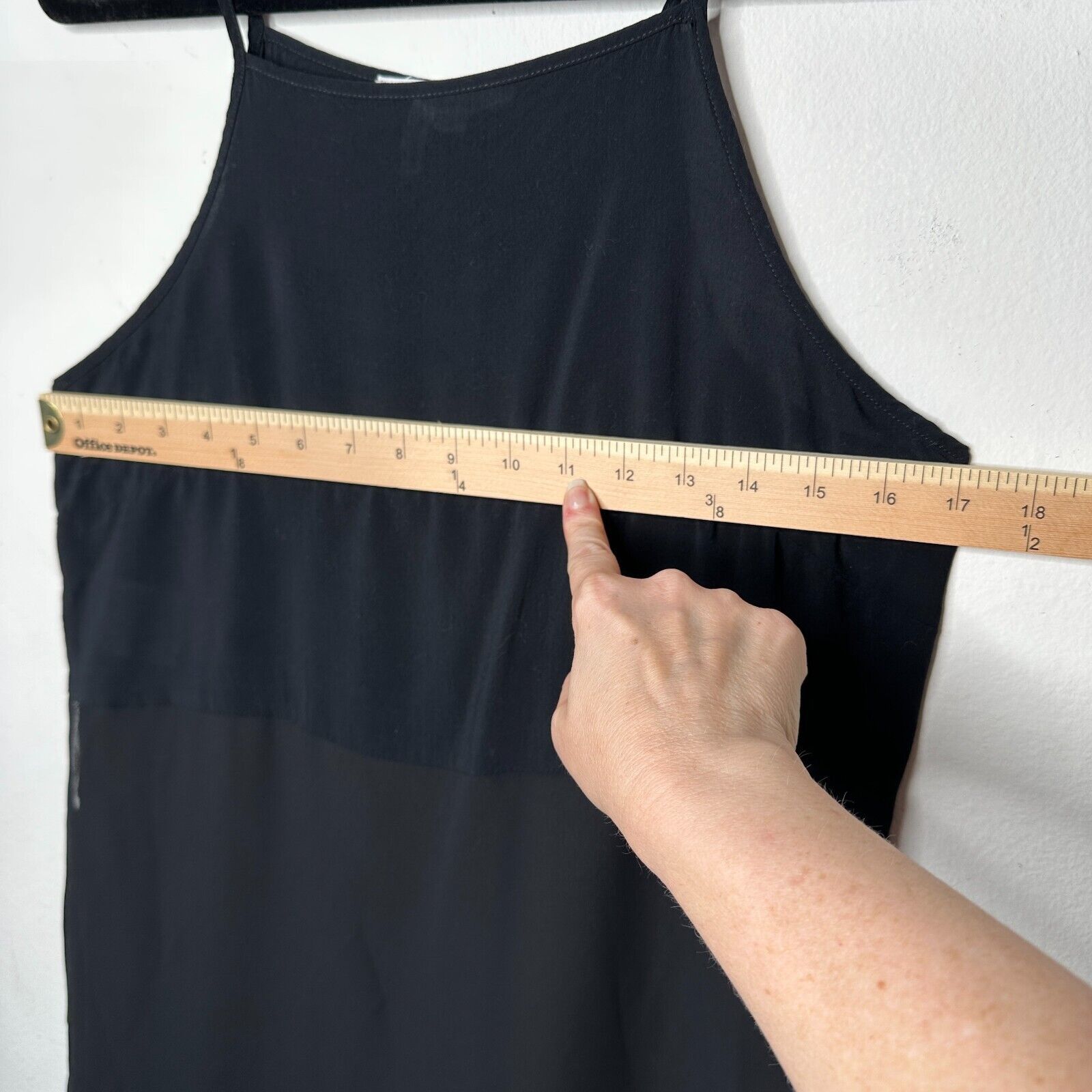 Other BCBGeneration Black Sheer Side-Slit Crop Tank Cami SM Size S / US 4 / IT 40 - 5 Thumbnail