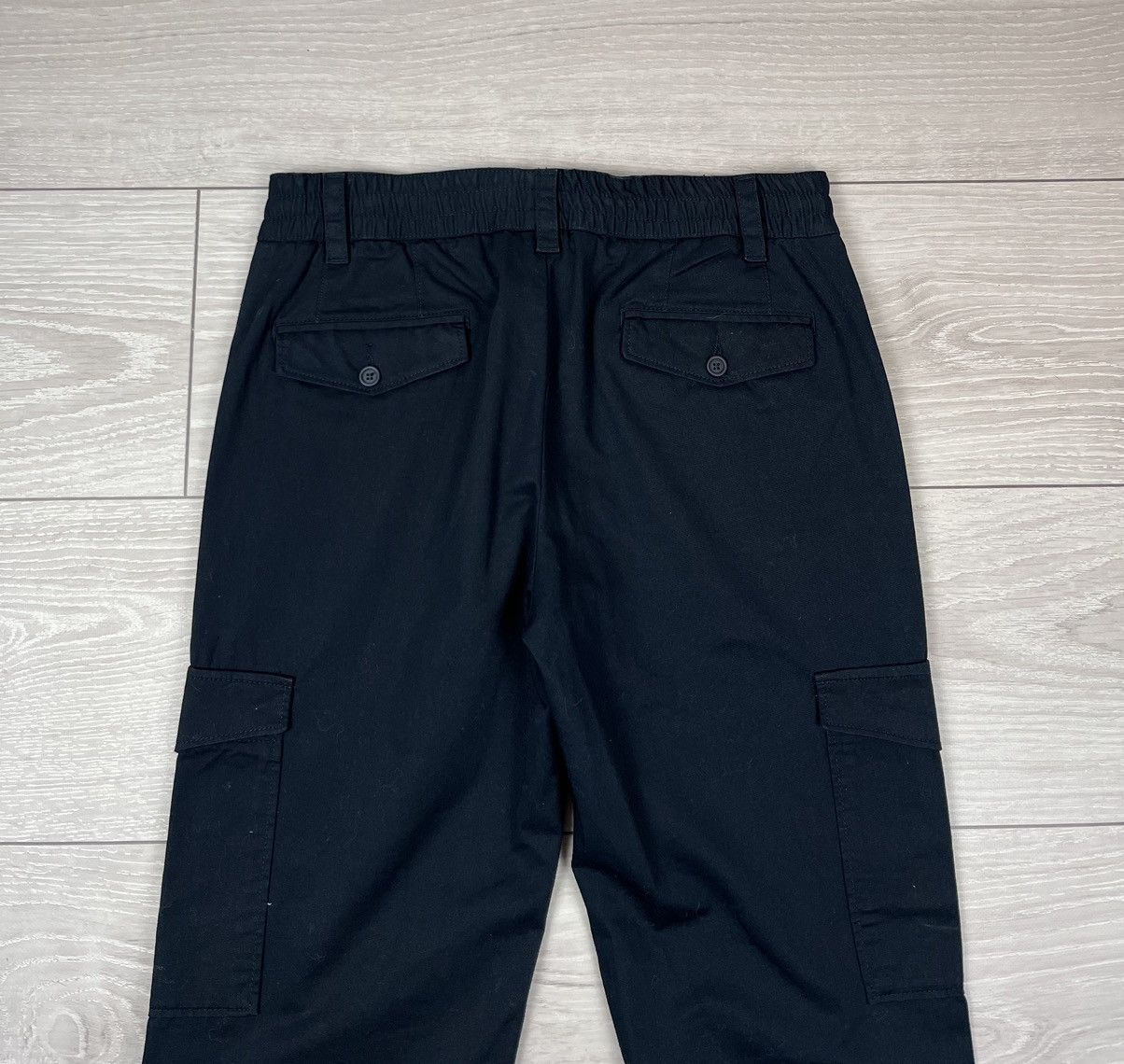 Dolce & Gabbana Dolce&Gabbana Blue Navy Cotton Cargo Pants Mens M Size Size US 32 / EU 48 - 2 Thumbnail