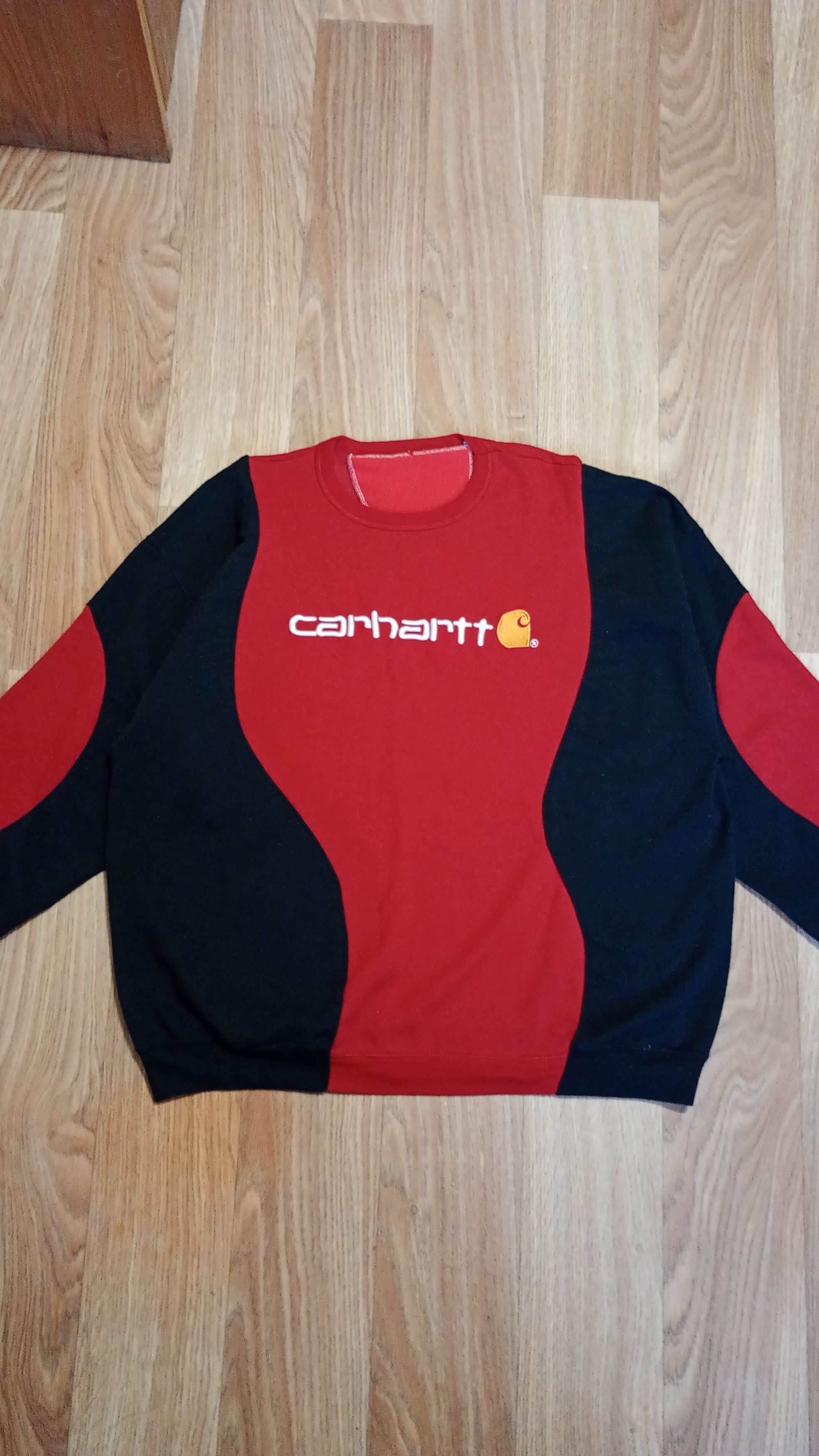 Carhartt Carhartt Reworked Sweatshirt Vintage Size US XL / EU 56 / 4 - 1 Thumbnail
