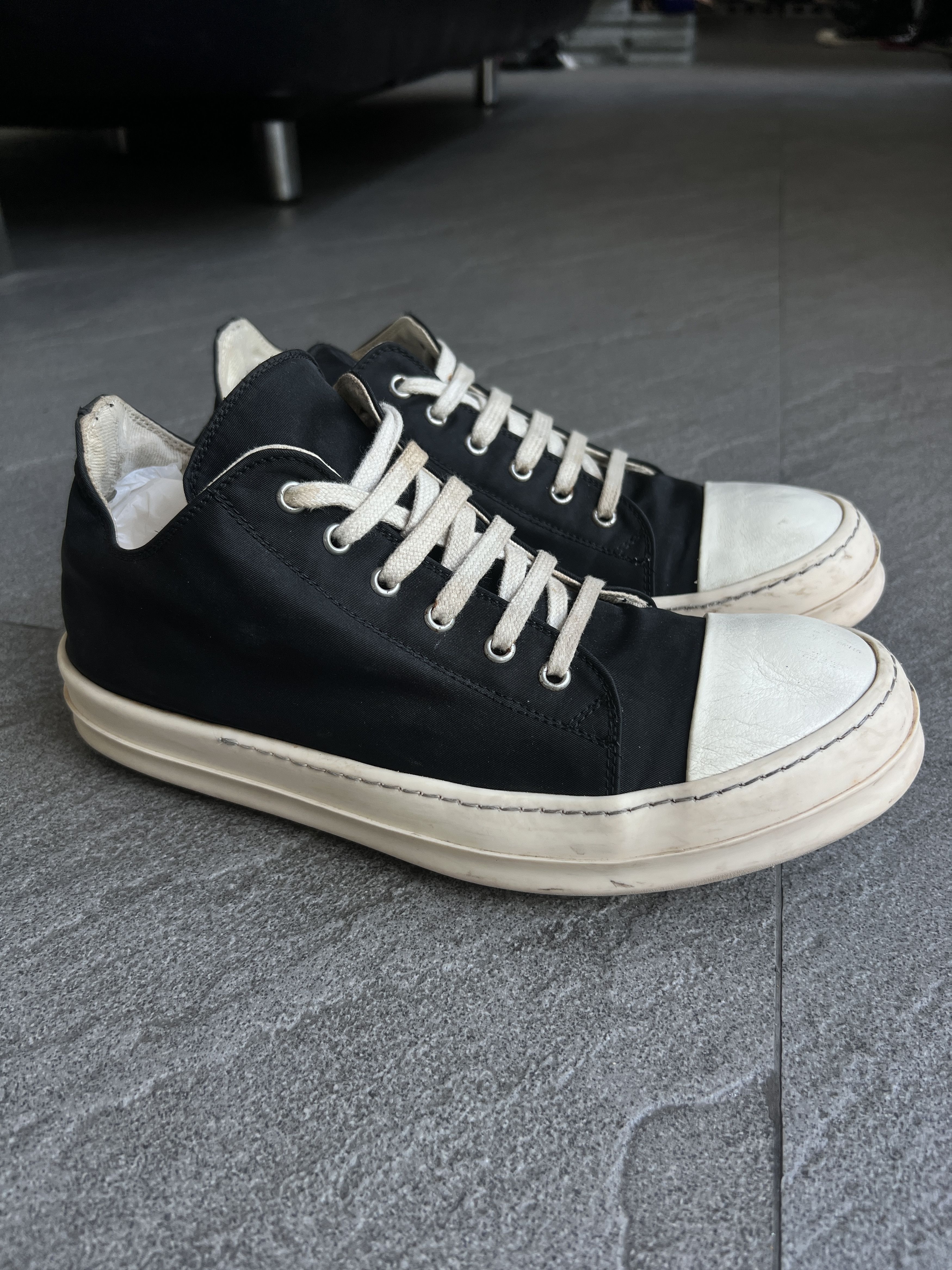 Rick Owens Drkshdw 17SS RAMONES LOW MUP SNEAKERS | Grailed