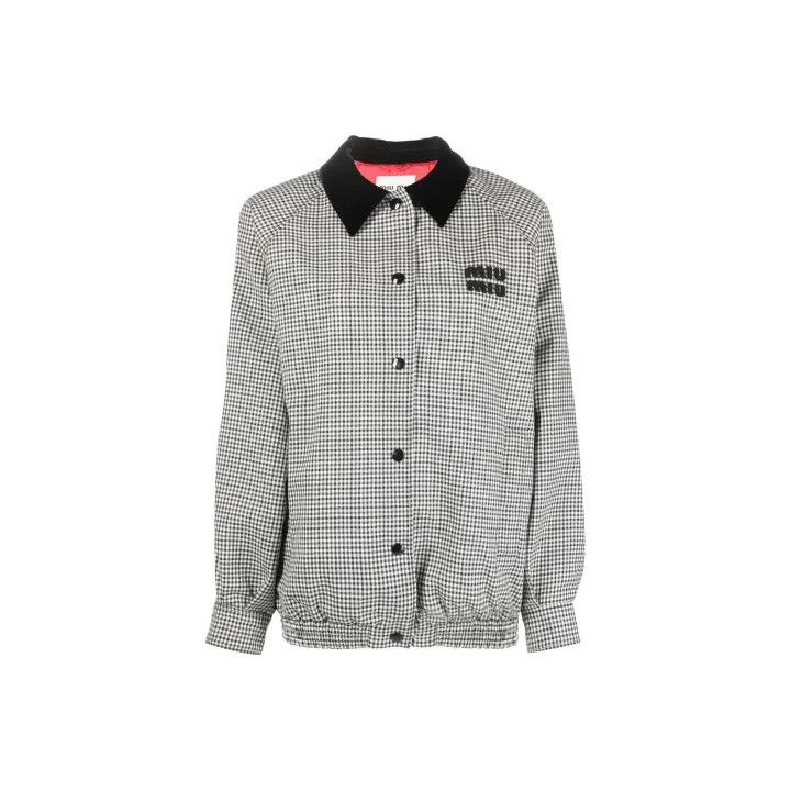 Miu Miu Miu Miu Color Block Checkered Short Jacket 0079 Size S / US 4 / IT 40 - 1 Thumbnail