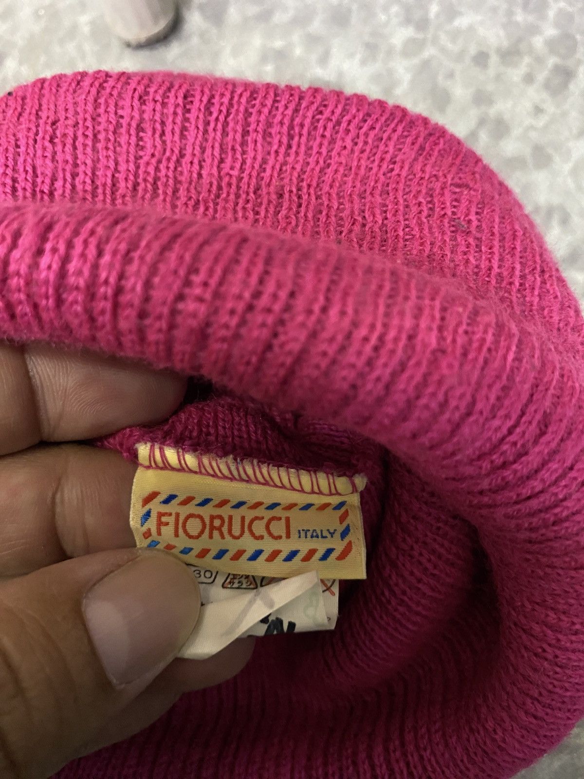 Fiorucci Foorucci Italy Embroidery Beanie Hat Size ONE SIZE - 7 Thumbnail