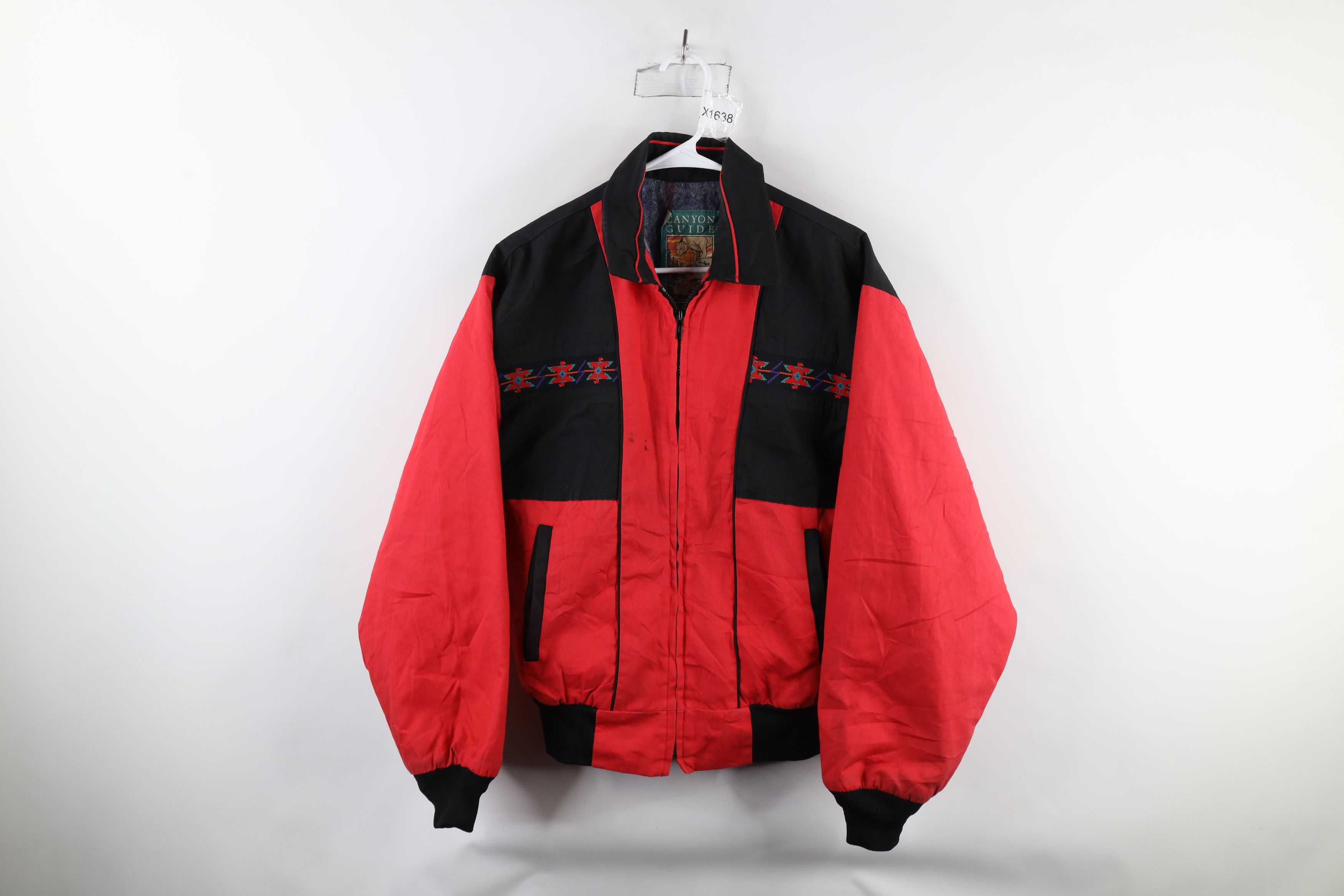 Vintage Vintage 90s Streetwear Fiesta Blanket Lined Jacket USA Size US S / EU 44-46 / 1 - 1 Thumbnail
