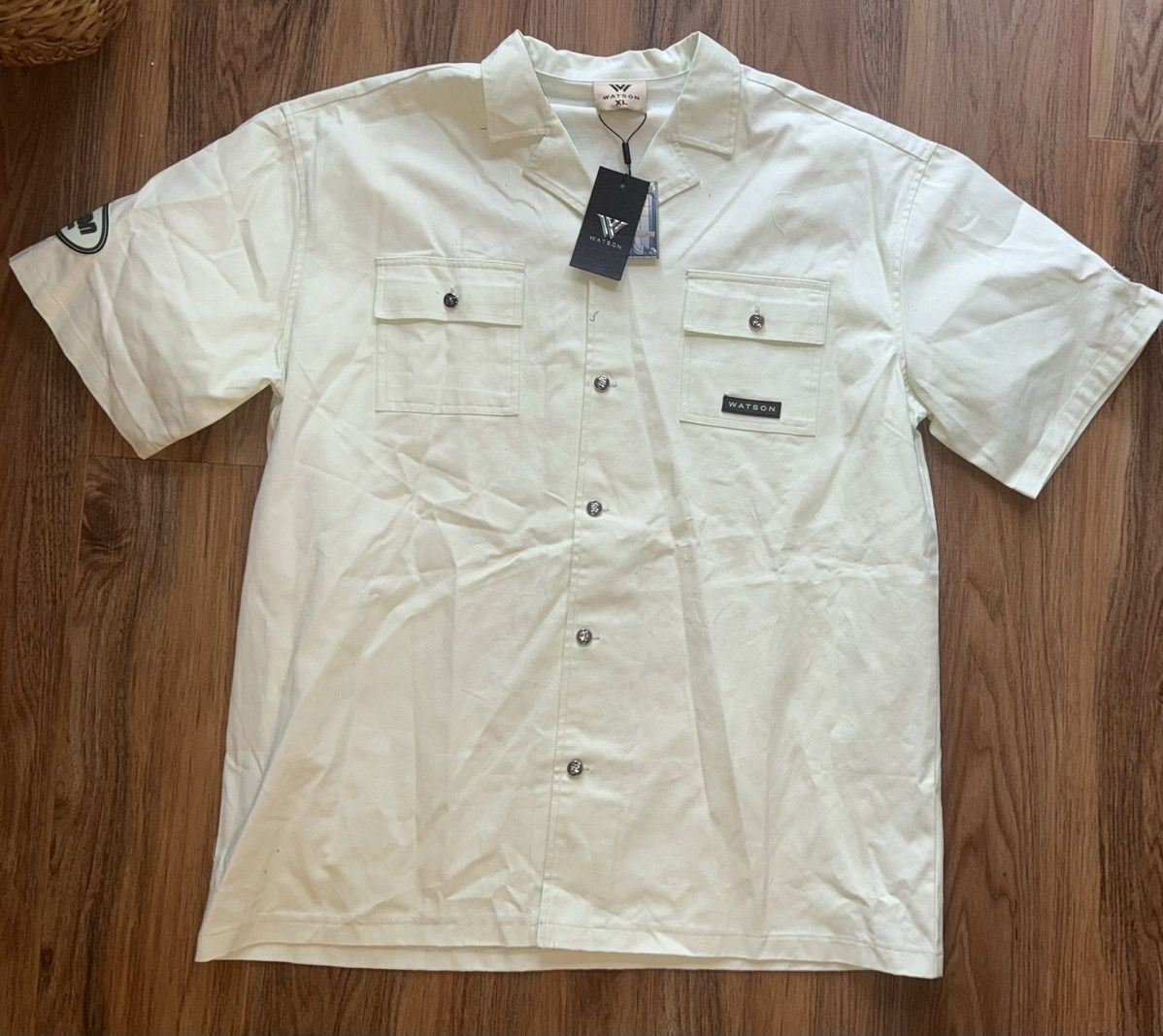 Other Light green embellished button up tennis extra large Size US XL / EU 56 / 4 - 1 Thumbnail