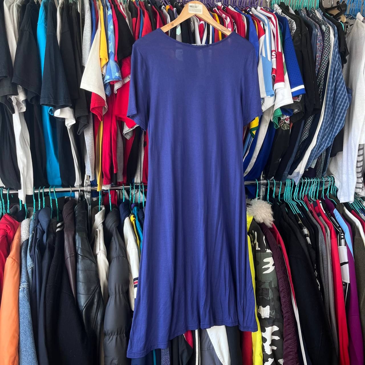 Gudrun Sjoden Gudrun Sjoden Blue Modal Tunic Shirt Dress Size M Size M / US 6-8 / IT 42-44 - 5 Thumbnail