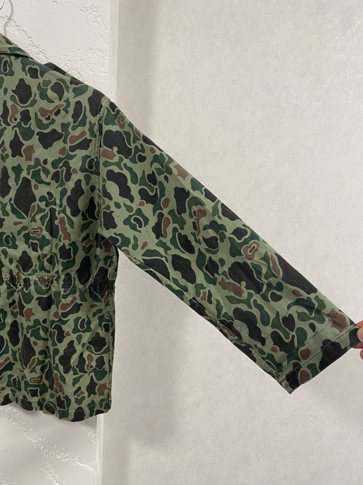 Vintage Vintage South Korea War Vietnam Era Duck Frog Camo Overshirt Size US S / EU 44-46 / 1 - 15 Thumbnail