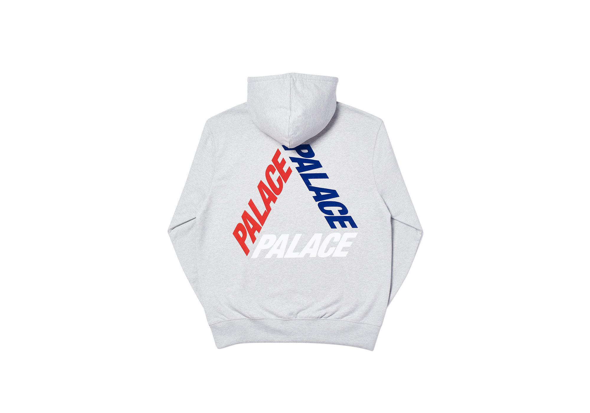 Palace ? 2019 Palace Flocka P3 Hoodie Grey Marl Large NEW | Grailed