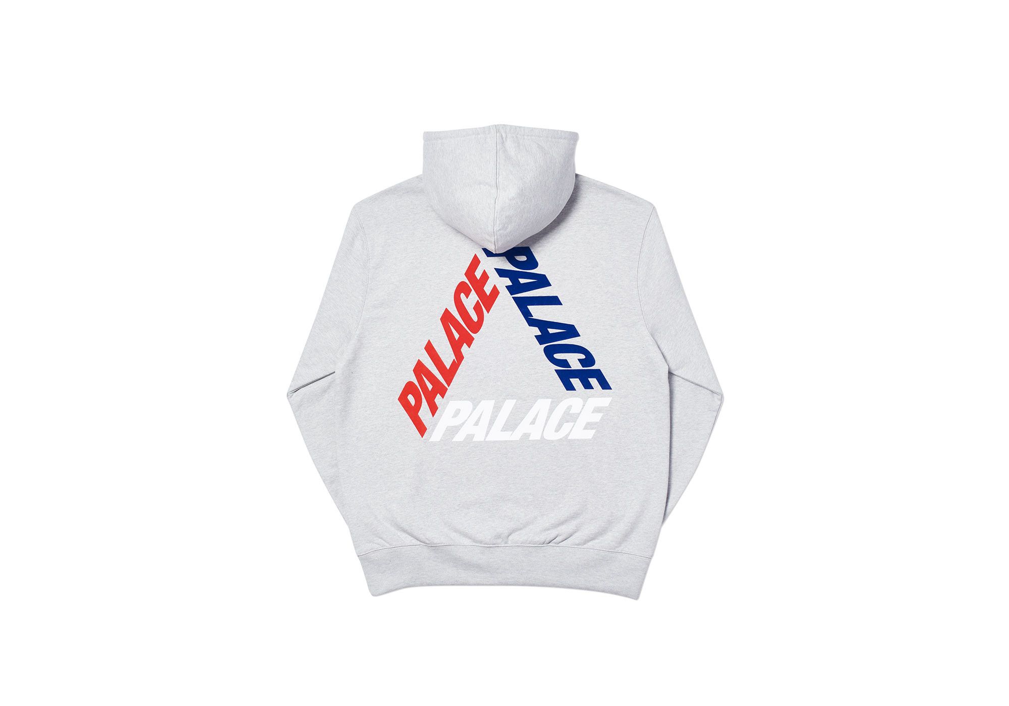 image of 2019 Palace Flocka P3 Hoodie Grey Marl Large New, Men's