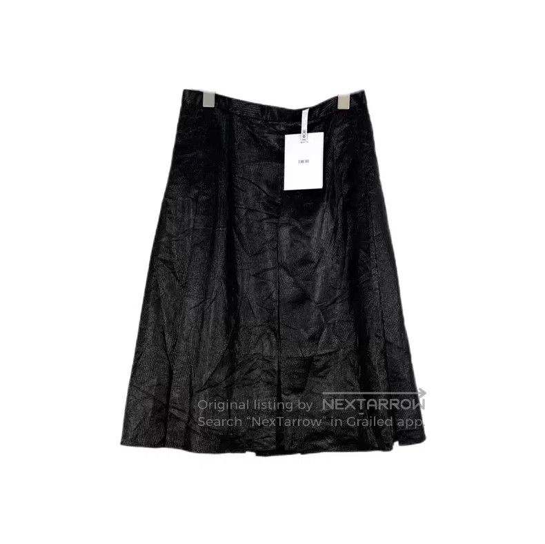 Dior Dior Black shiny skirt Size 25" / US 0 / IT 36 - 1 Thumbnail
