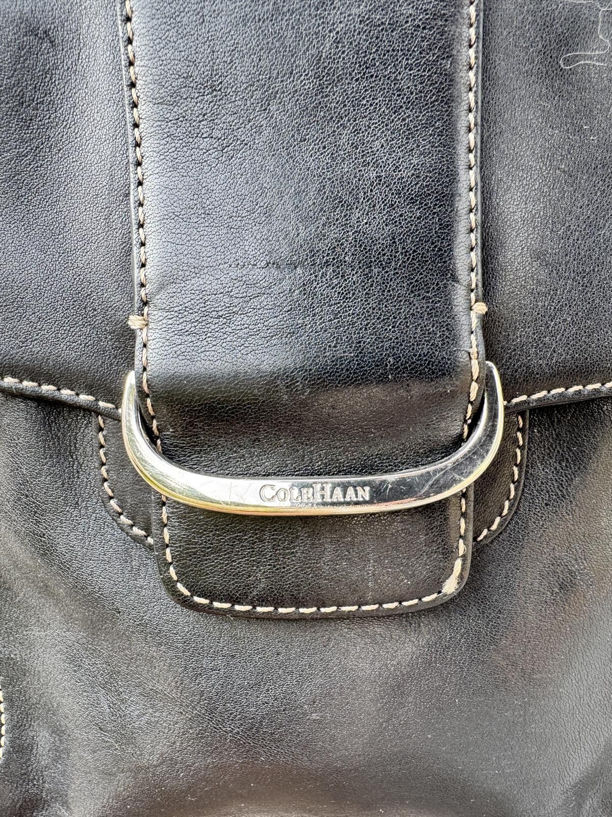 Cole Haan Cole Haan Black Leather Crossbody Shoulder Bag Size ONE SIZE - 6 Thumbnail