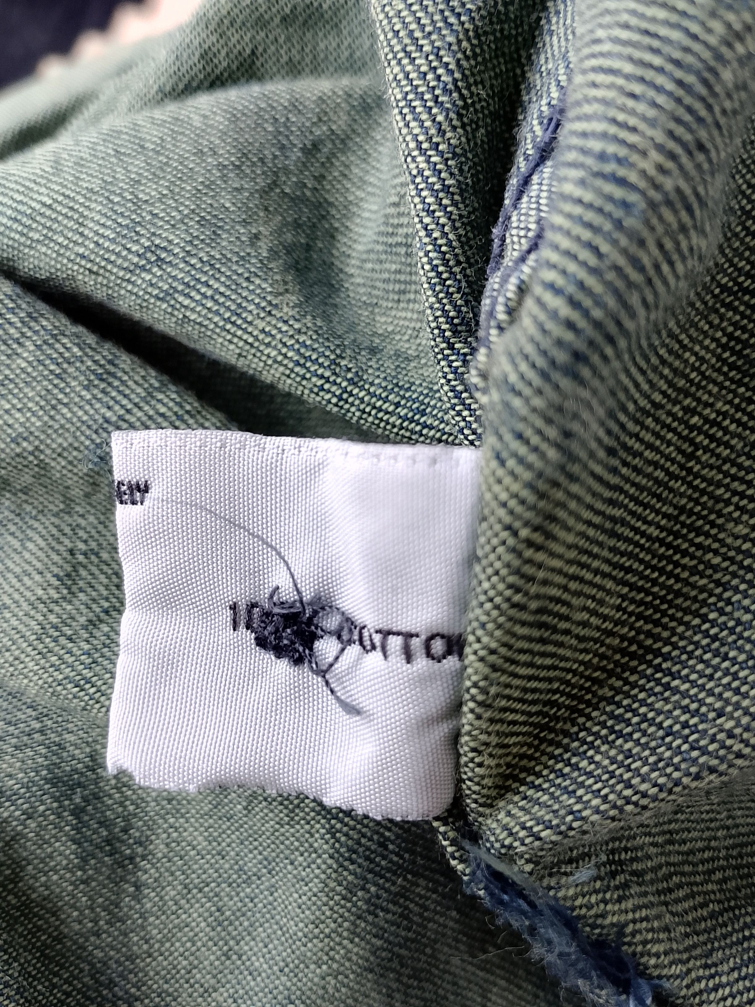 Other Whooper Distressed Indigo Denim Patched Utility Shirt Size US M / EU 48-50 / 2 - 10 Thumbnail