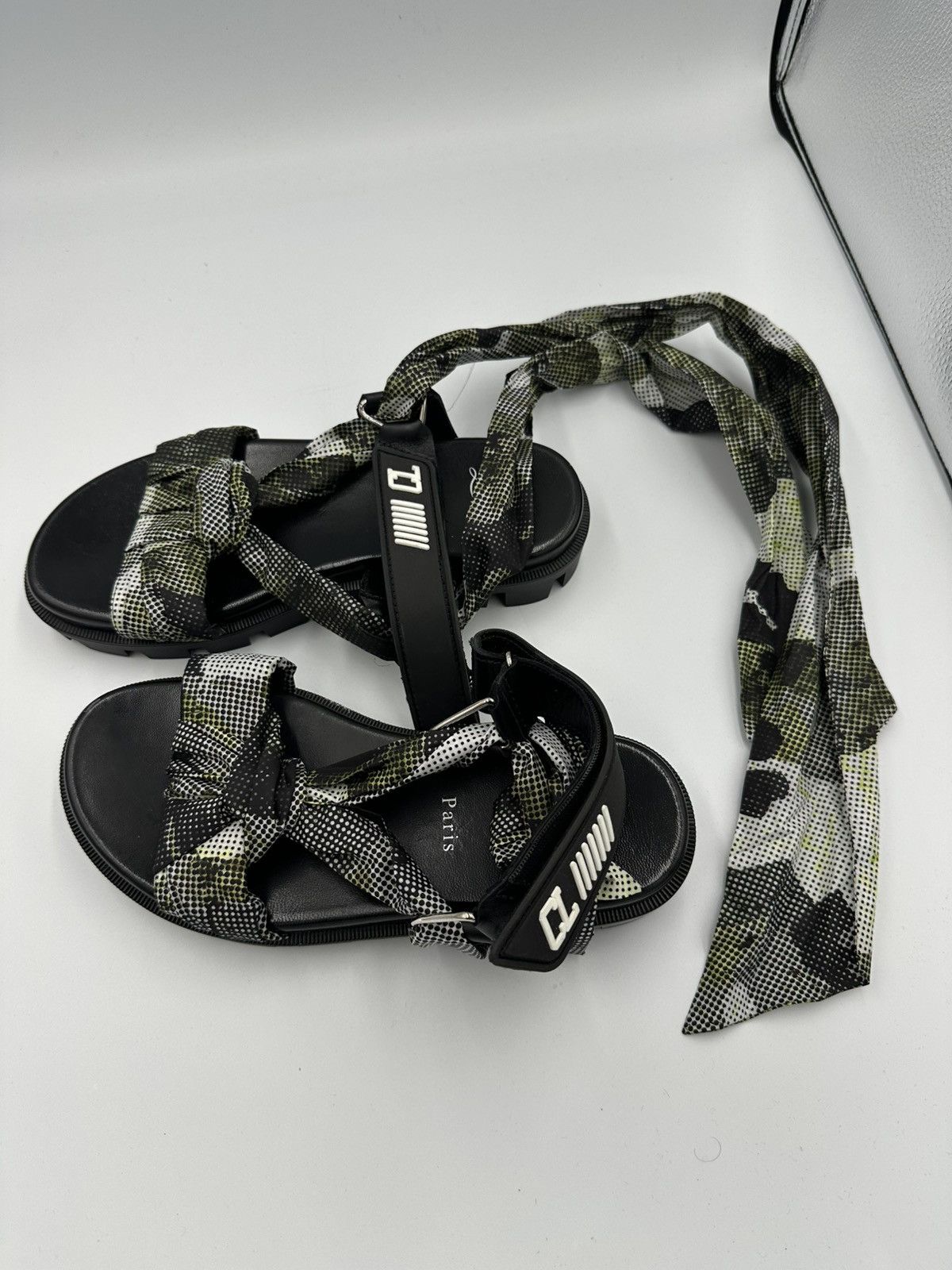 Christian Louboutin Christian Louboutin Printed Gladiator Sandals Size US 6.5 / IT 36.5 - 1 Thumbnail