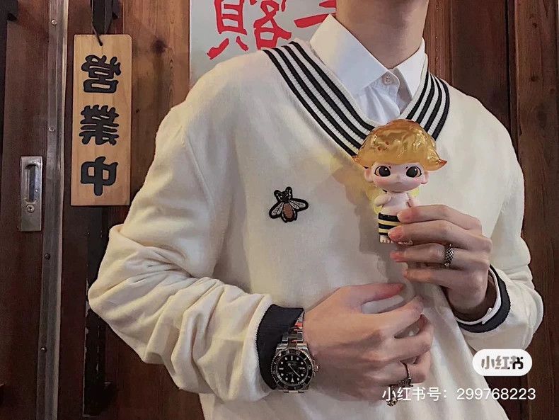 Gucci Gucci College-style little bee knitted sweater 2502-Nextarr Size US S / EU 44-46 / 1 - 5 Thumbnail