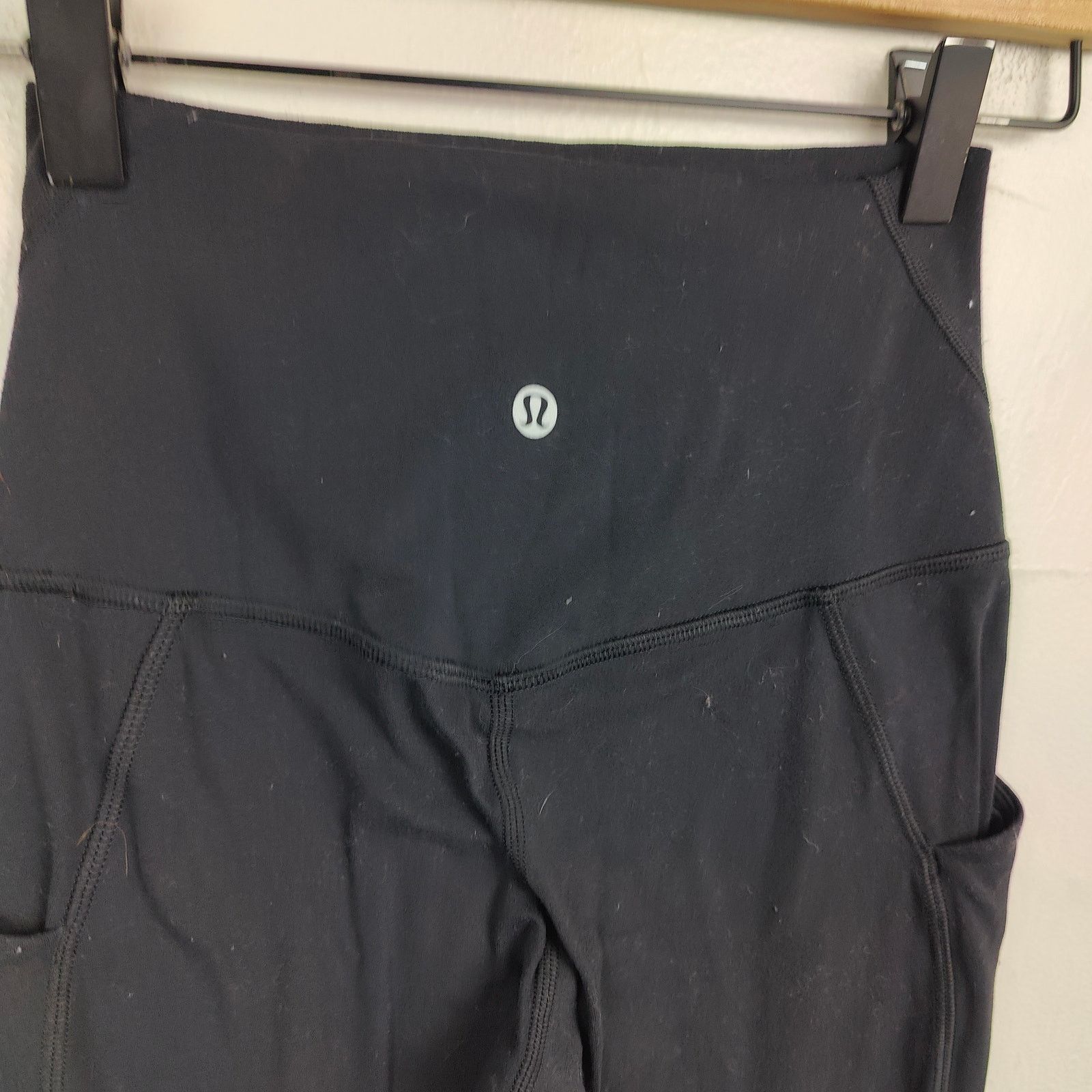 Lululemon Lululemon Align High Rise Pant with Pockets 2 25" Black Size 26" / US 2 / IT 38 - 5 Thumbnail