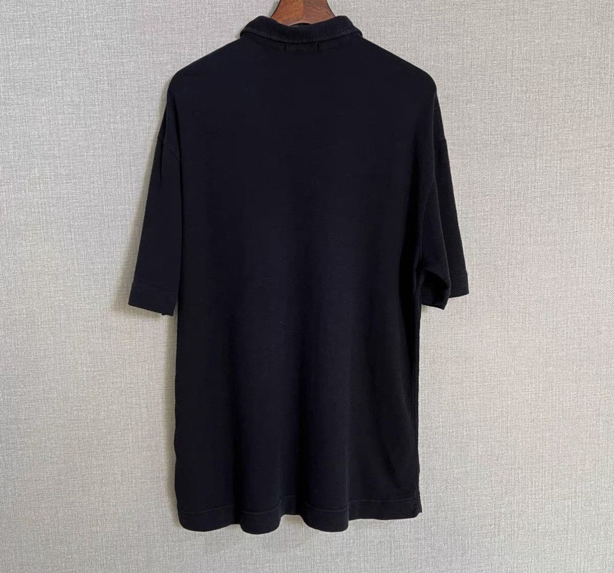 Stone Island Stone Island Black Embroidered Block Small Logo Polo Shirt Size US XL / EU 56 / 4 - 2 Thumbnail