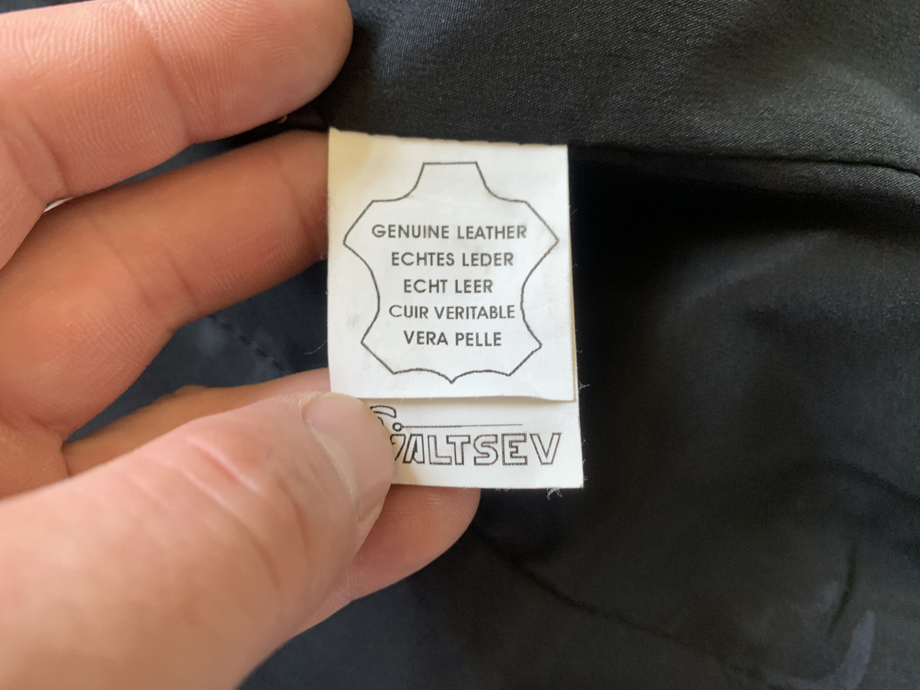 Designer Vintage Tony Pegosh Black Leather Jacket Size S / US 4 / IT 40 - 9 Thumbnail