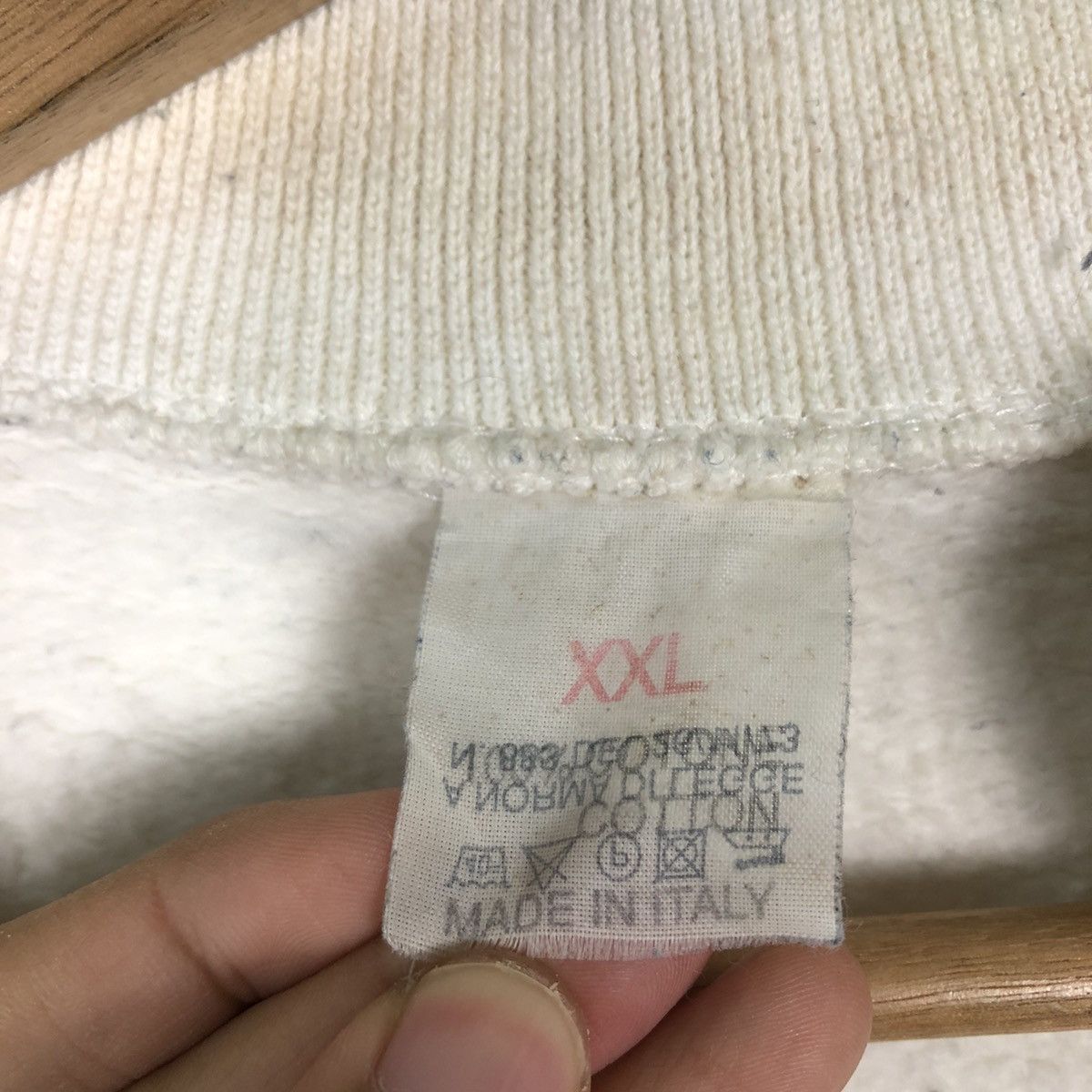 Japanese Brand 🔥Vintage Italia Sweater Zipper Big Logo Made in Italy Size US XXL / EU 58 / 5 - 14 Thumbnail