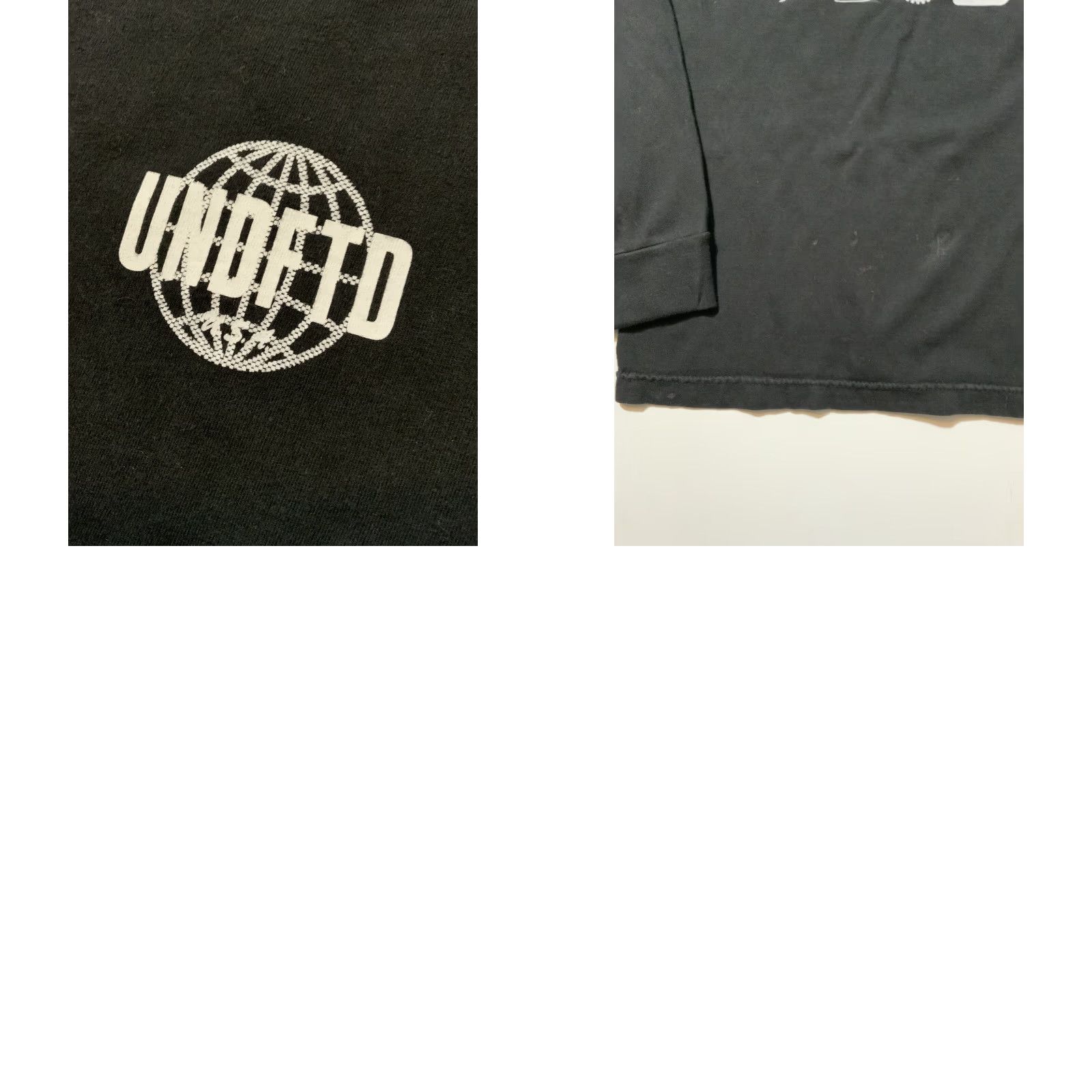 Undefeated UNDFTD Undefeated Racing Club Globe Black L/S Crewneck Graphic T-Shirt Sz. S Mens Shirt Size US S / EU 44-46 / 1 - 8 Thumbnail