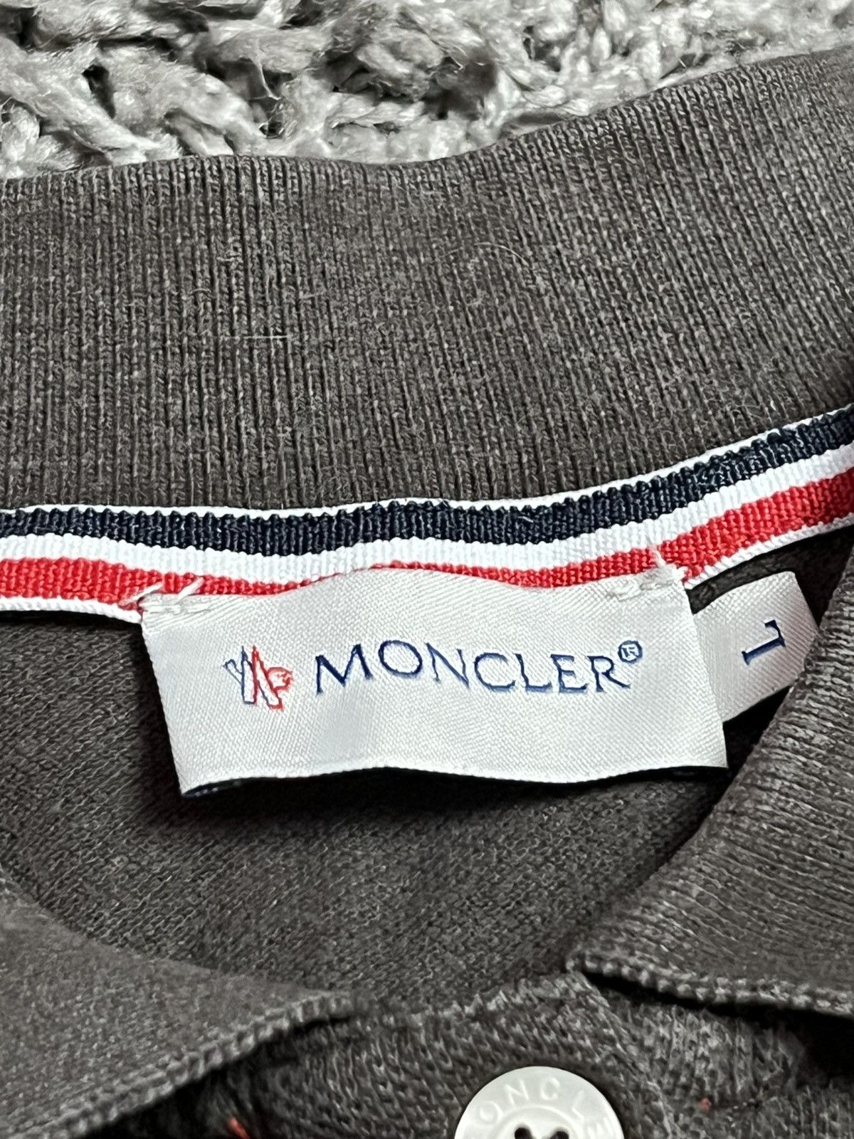 Moncler Moncler Maglia Polo Manica Lunga Long Sleeve Polo Shirt Size L / US 10 / IT 46 - 6 Thumbnail