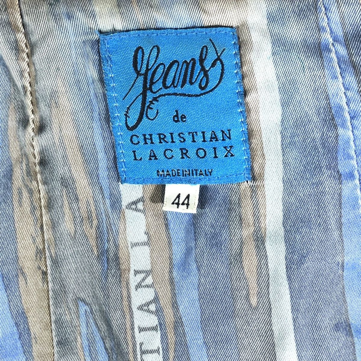Christian Lacroix Veste Double Zip Vintage 90’s Christian Lacroix Jeans Size M / US 6-8 / IT 42-44 - 5 Thumbnail