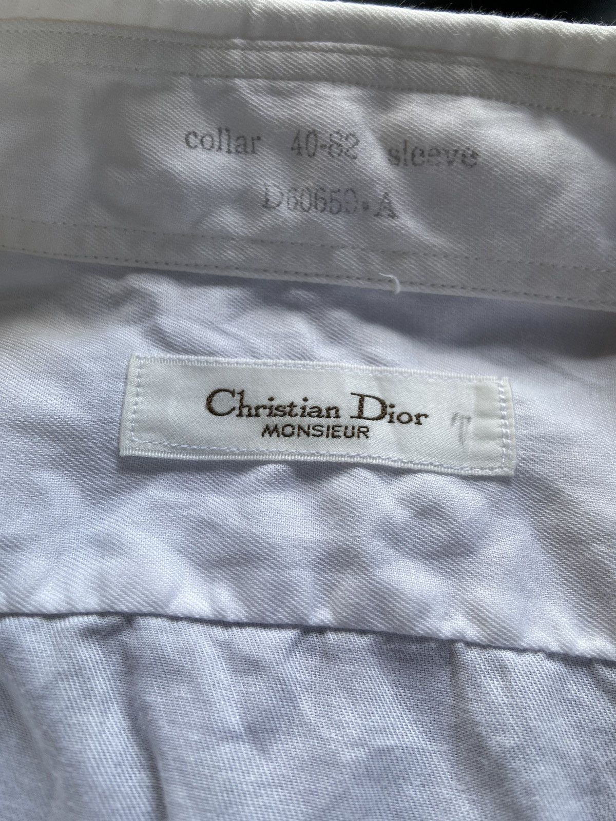 Christian Dior Monsieur × Vintage VINTAGE CHRISTIAN DIOR 2 IN 1 CASUAL BUTTON SHIRT Size US XL / EU 56 / 4 - 15 Thumbnail
