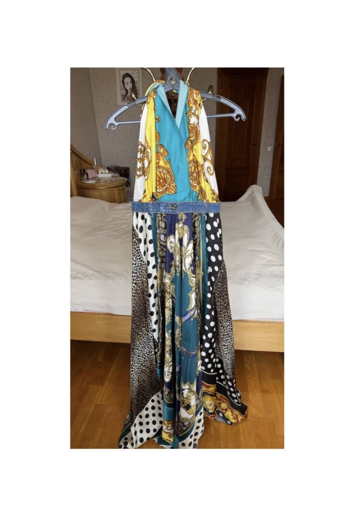 Dolce & Gabbana Dolce & Gabbana Spring Summer 2012 Runway Patchwork Dress Size L / US 10 / IT 46 - 2 Thumbnail
